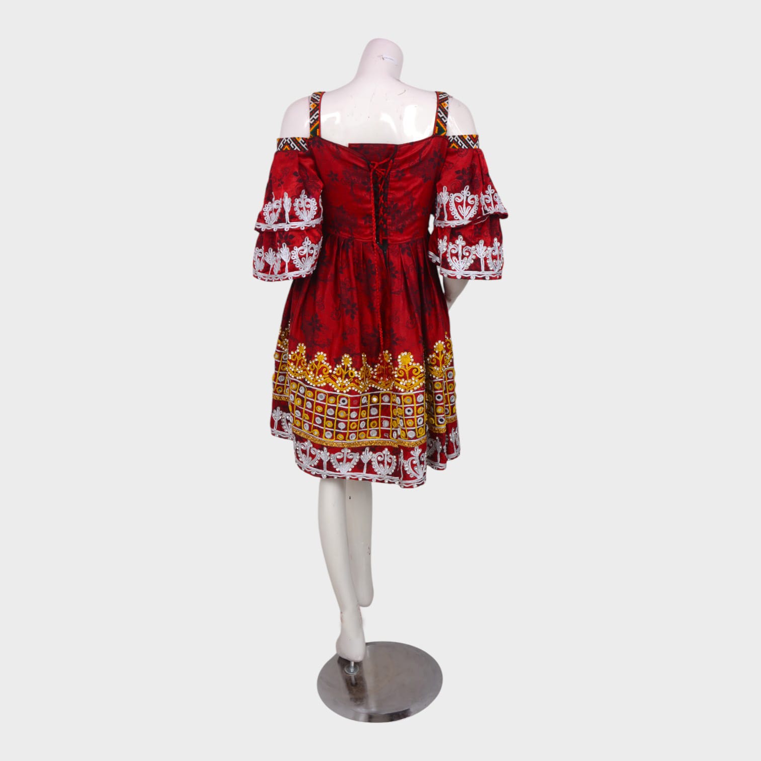 Aryana Bloom – Off-Shoulder Afghani Fusion Dress
