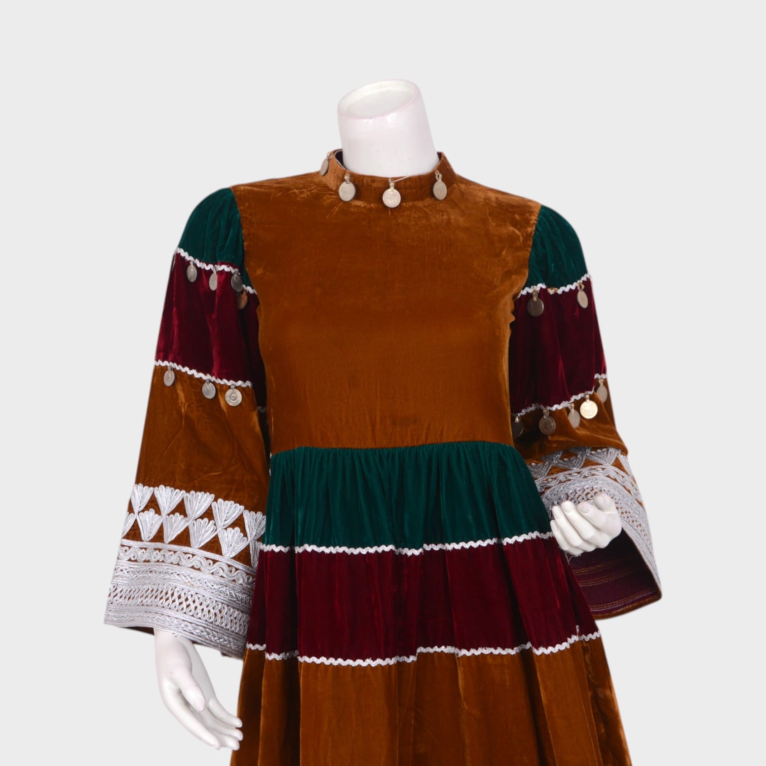 Zohra Muse – Patchwork Velvet Dress