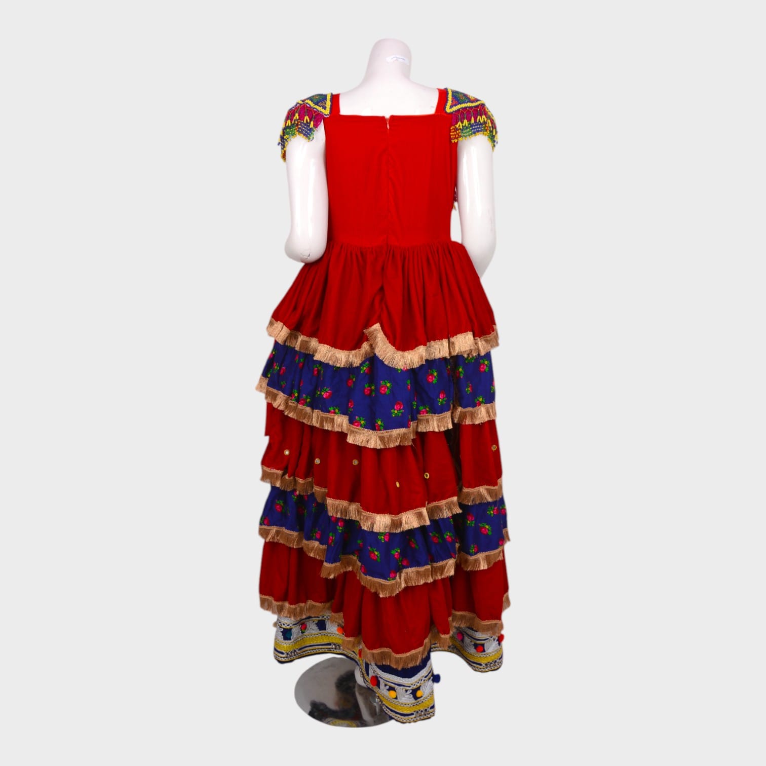 Laili Nomad – Multi-Tiered Tribal Dress