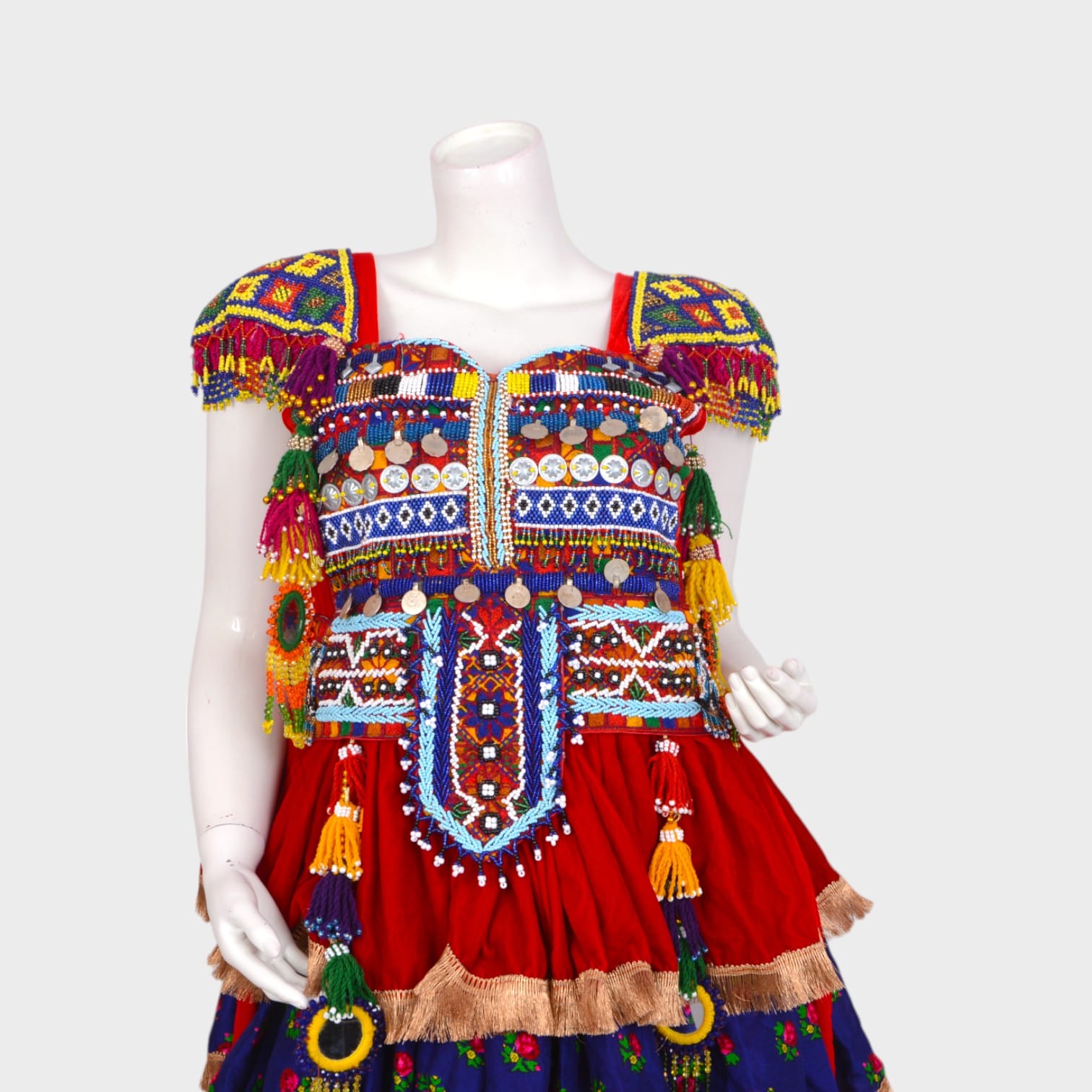 Laili Nomad – Multi-Tiered Tribal Dress