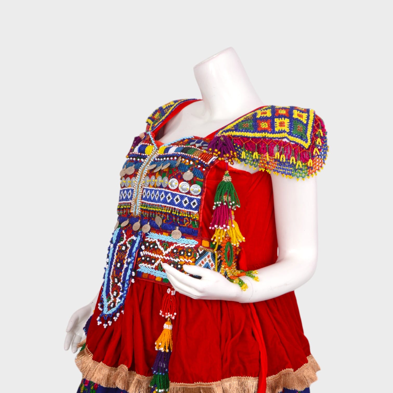 Laili Nomad – Multi-Tiered Tribal Dress