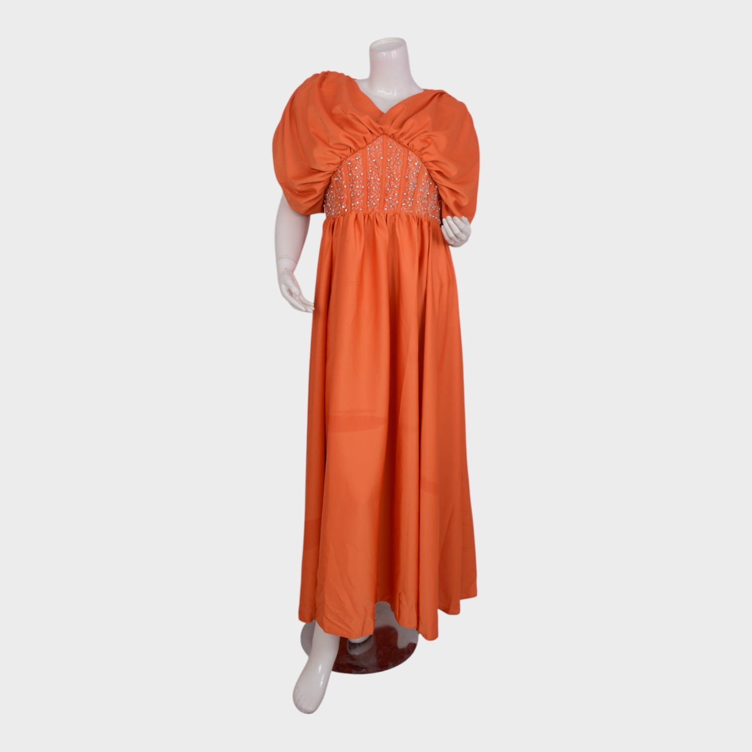 Amber Drape – Statement Sleeve Maxi