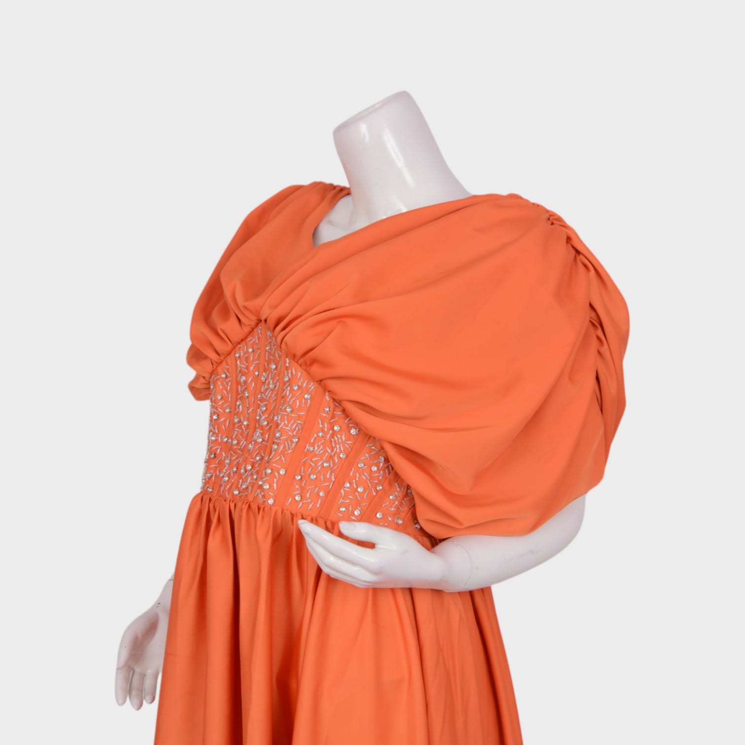 Amber Drape – Statement Sleeve Maxi