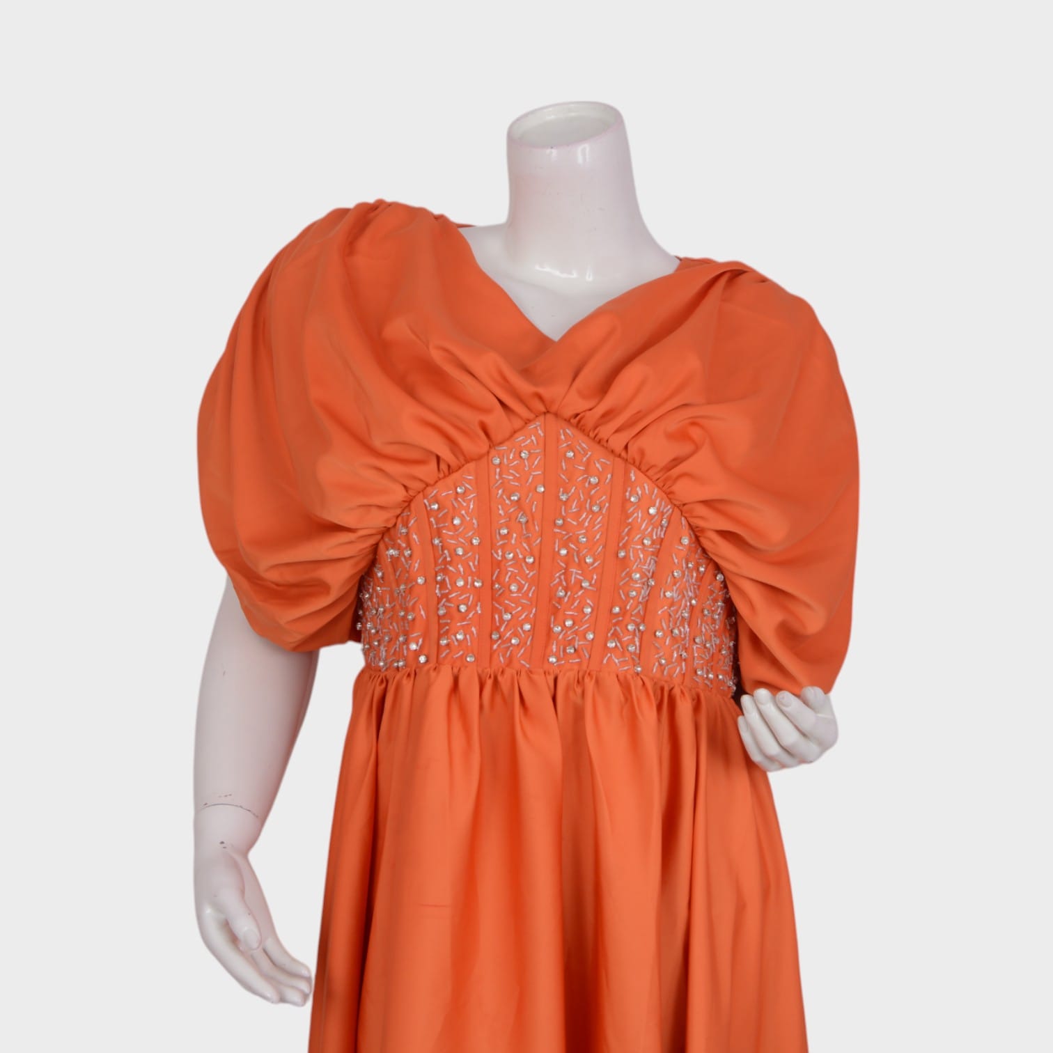 Amber Drape – Statement Sleeve Maxi
