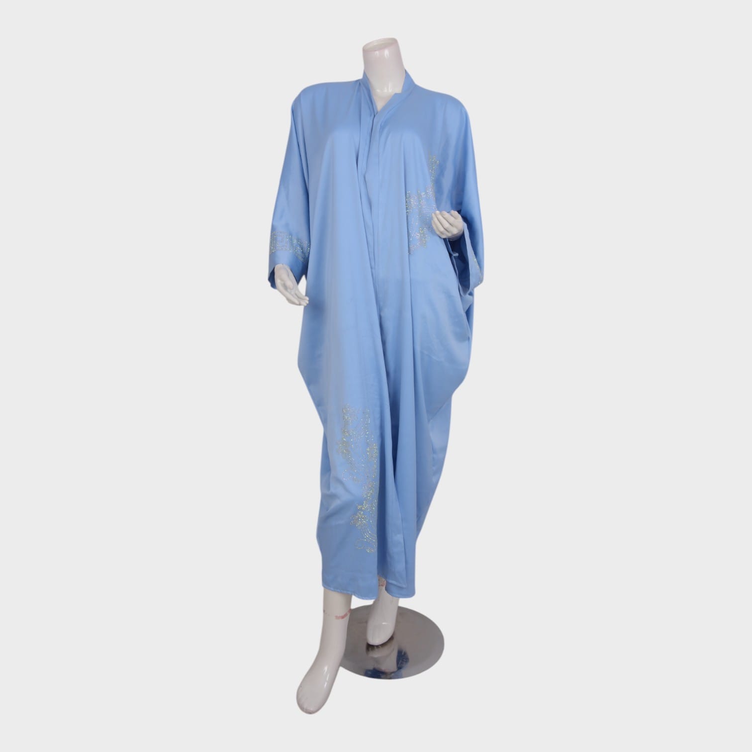 Sky Veil – Embellished Abaya Set