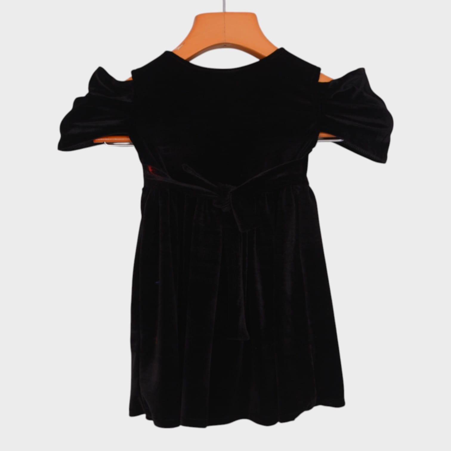 Velvet Starlet – Girls' Bow Dress