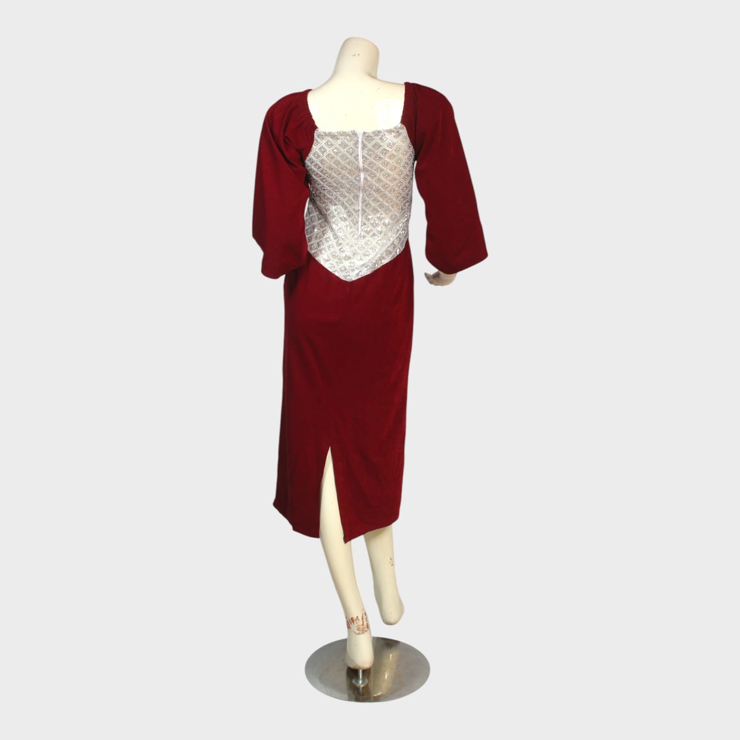Roya Wine Dress