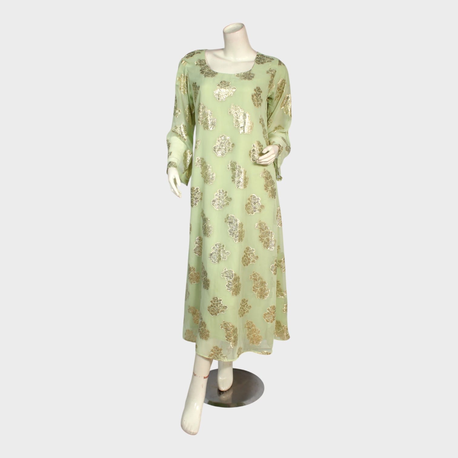 Pistachio Gold Luxe Dress