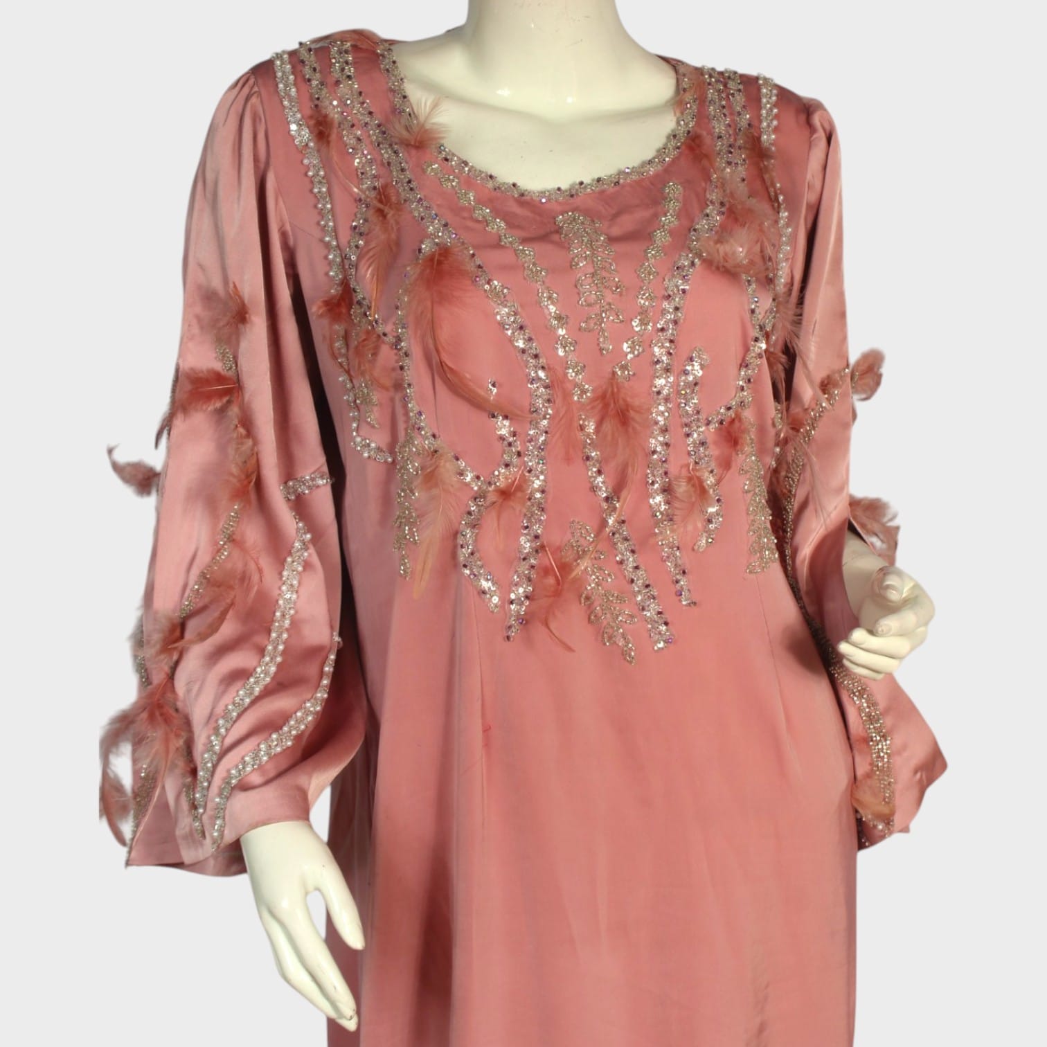 Rose Blush Embellished Gown