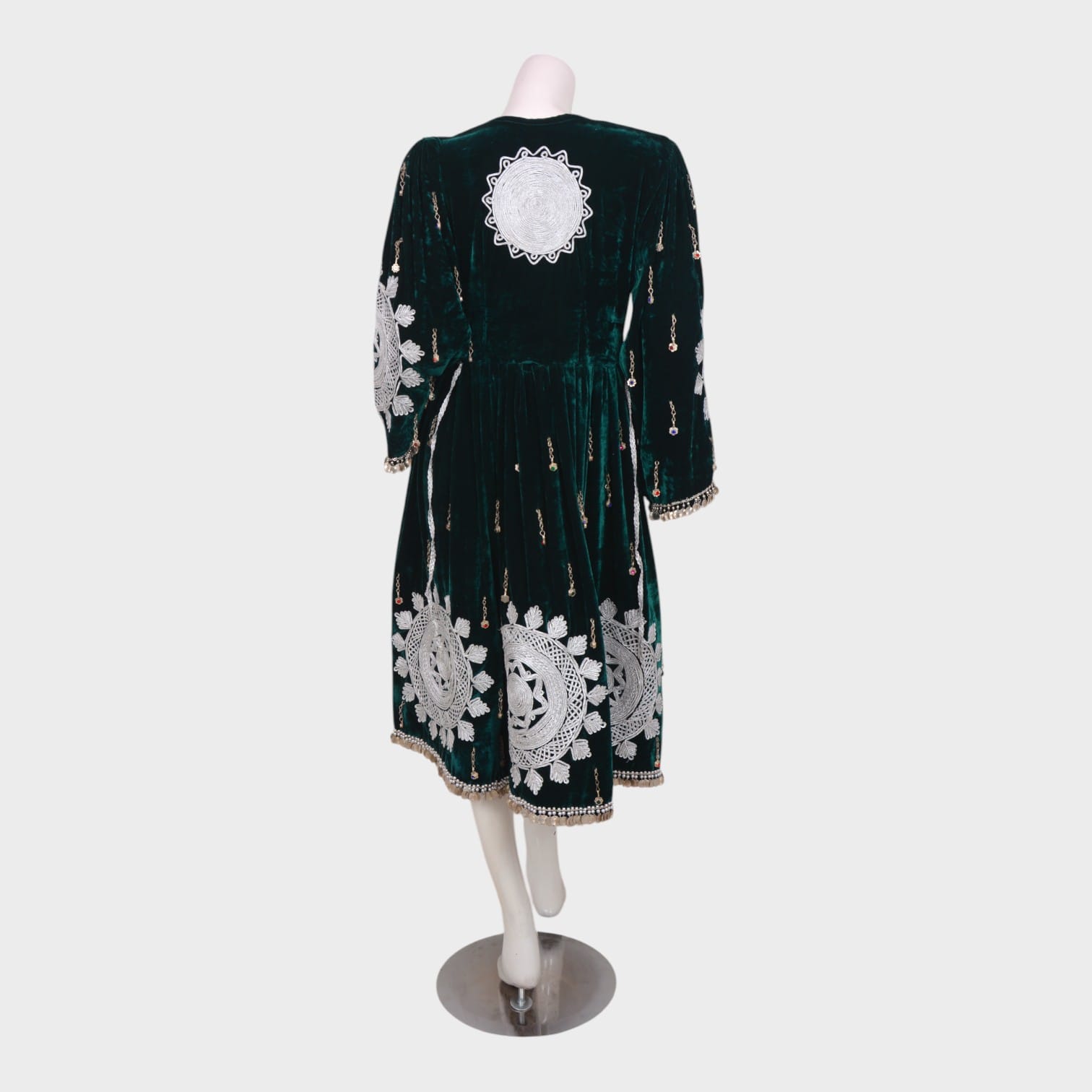 Midnight Mandala Afghani Dress