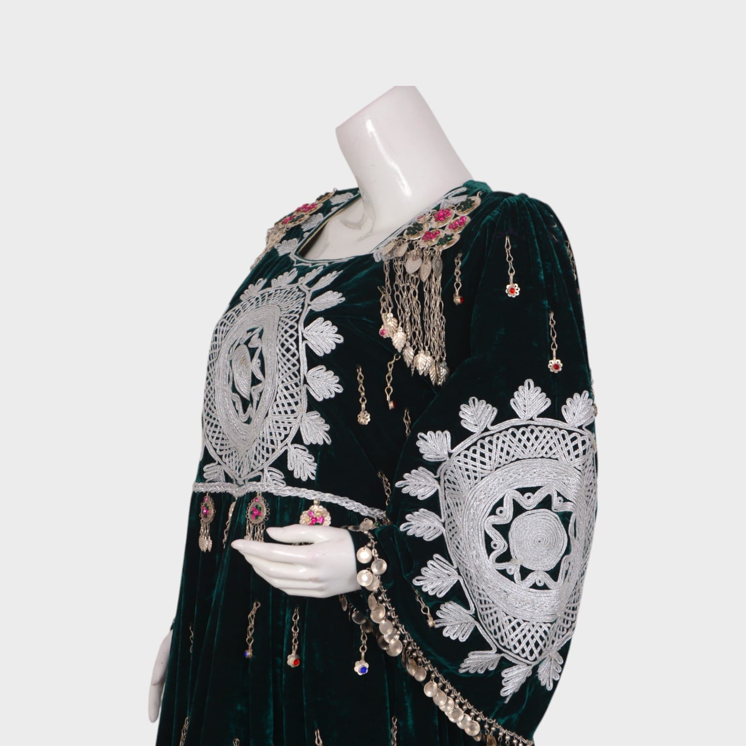 Midnight Mandala Afghani Dress