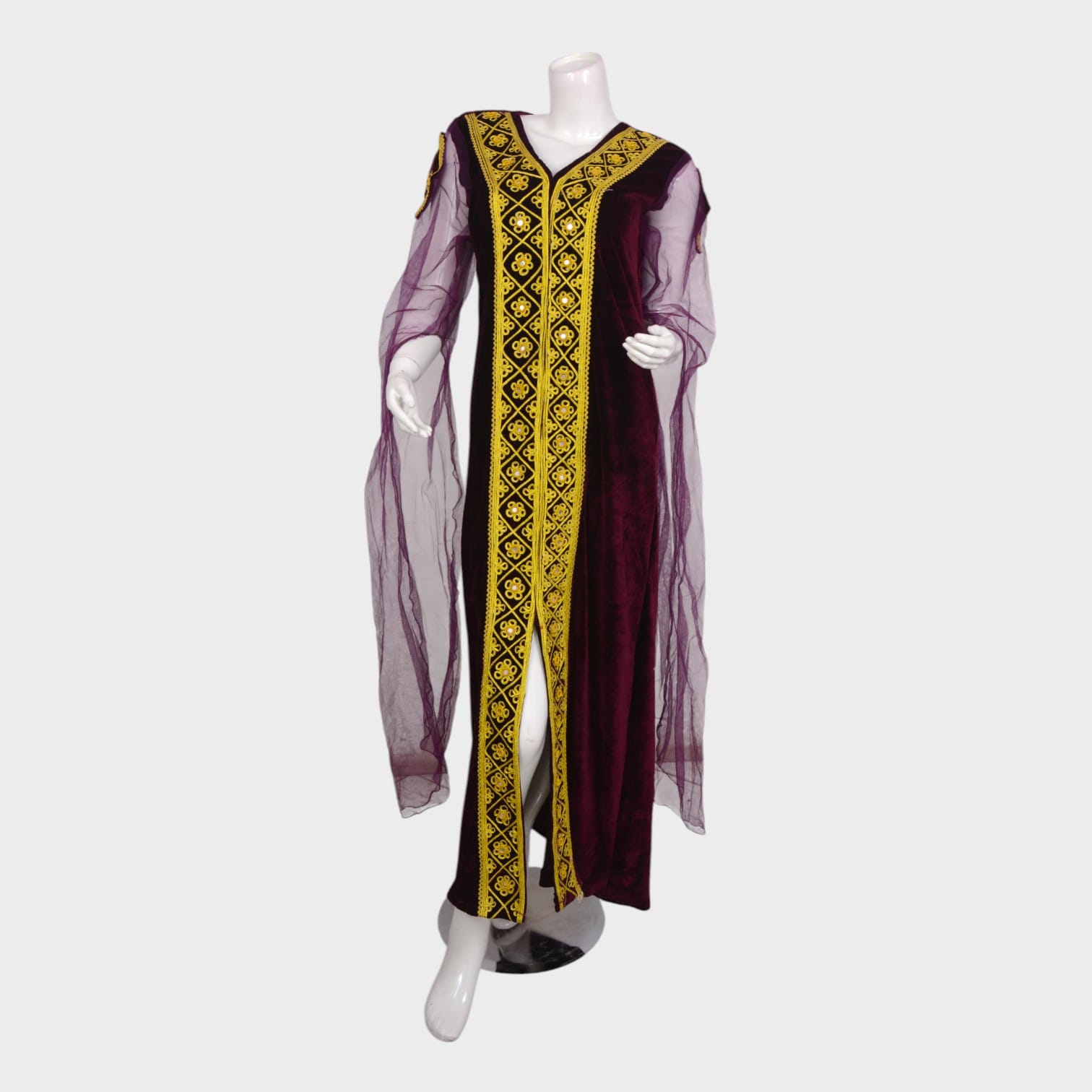 Sheer Majesty Velvet Robe