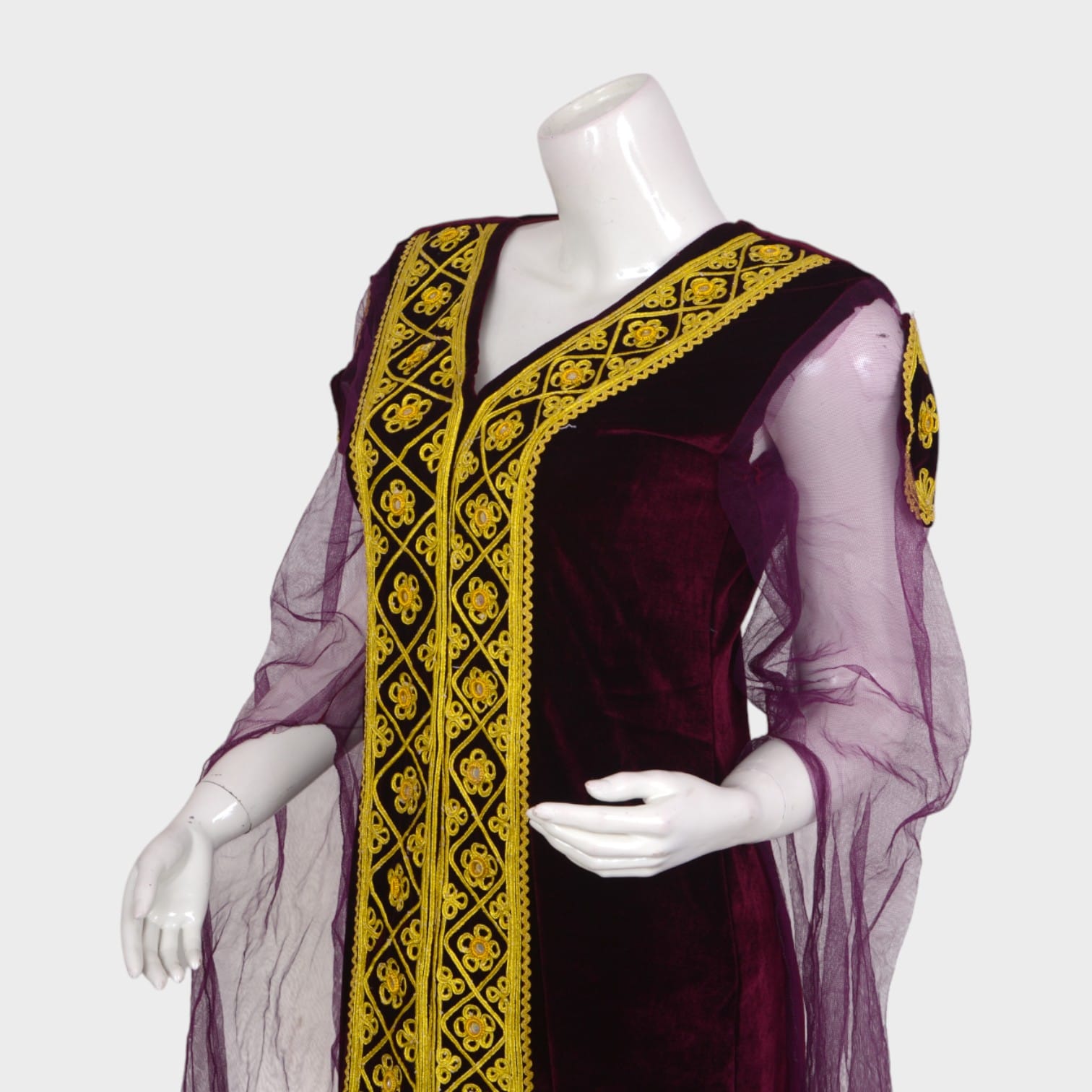 Sheer Majesty Velvet Robe