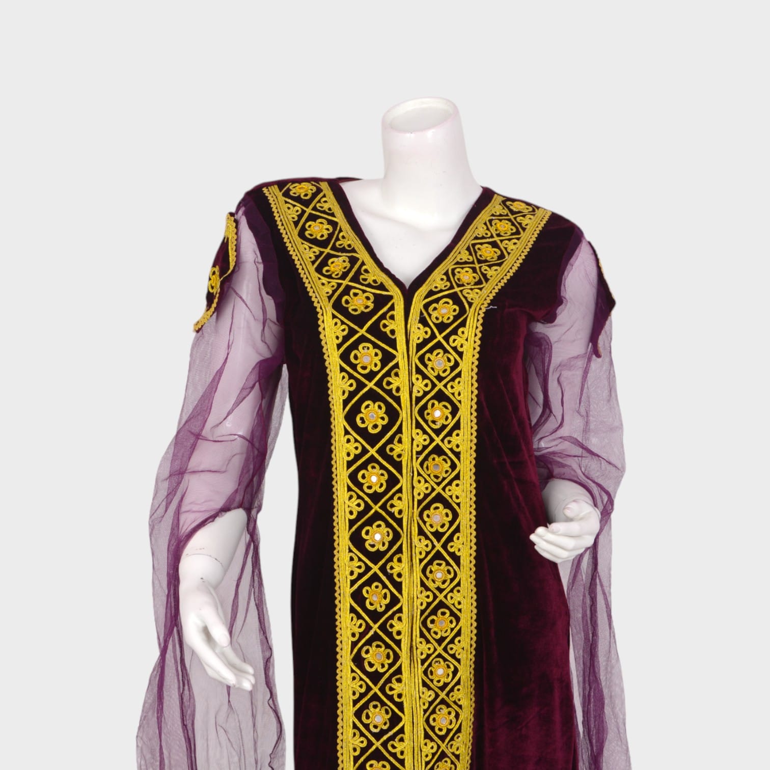 Sheer Majesty Velvet Robe