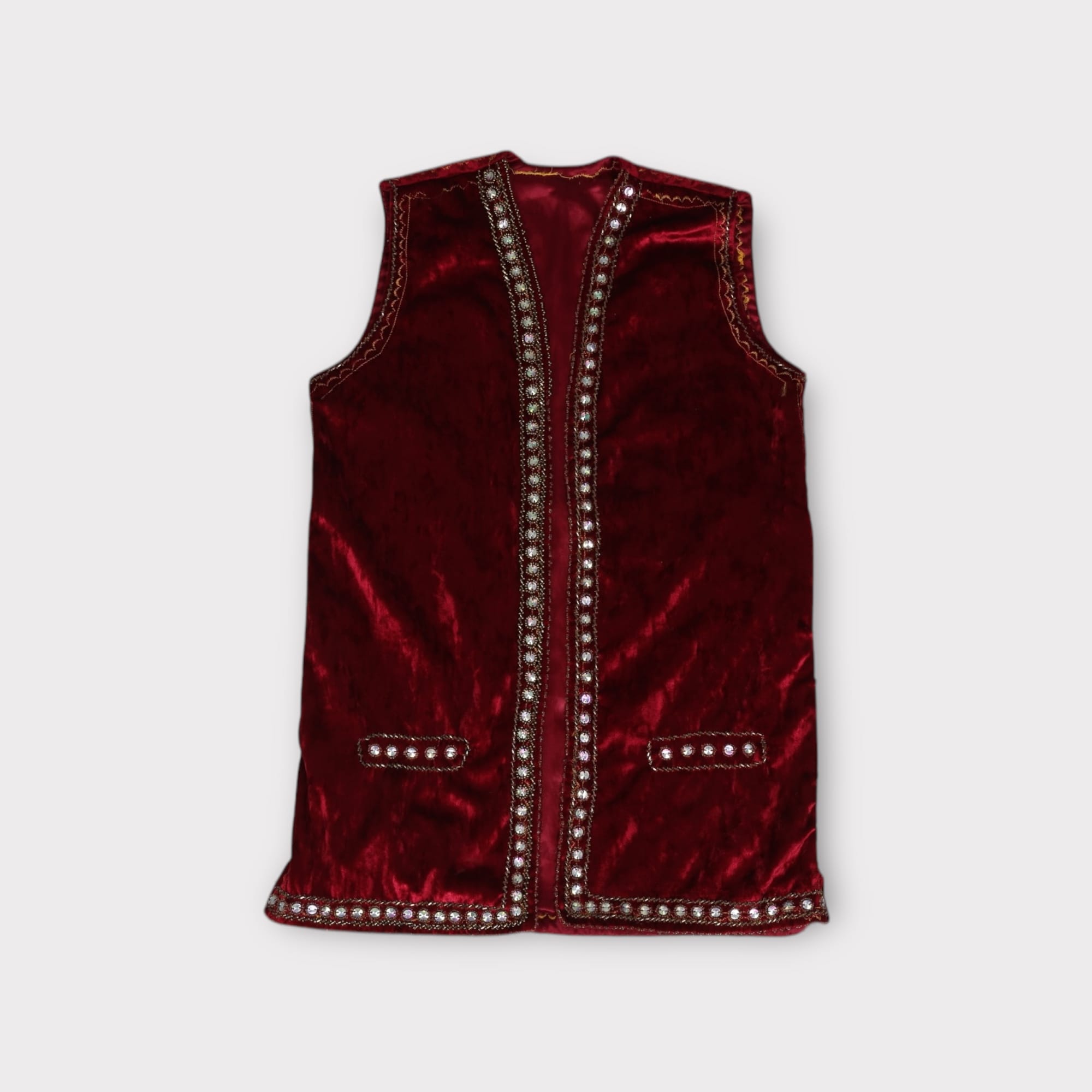 Waistcoat velvet fabric