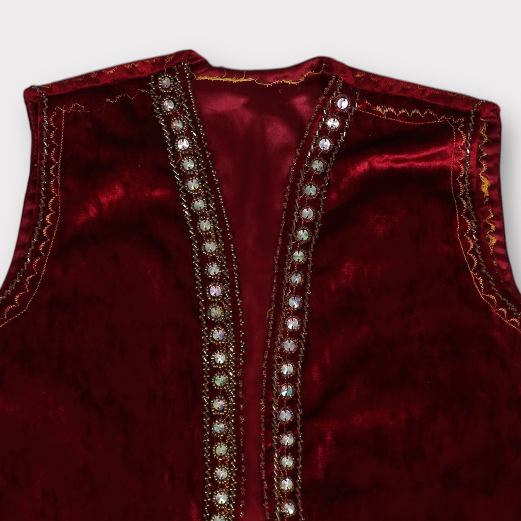 Waistcoat velvet fabric