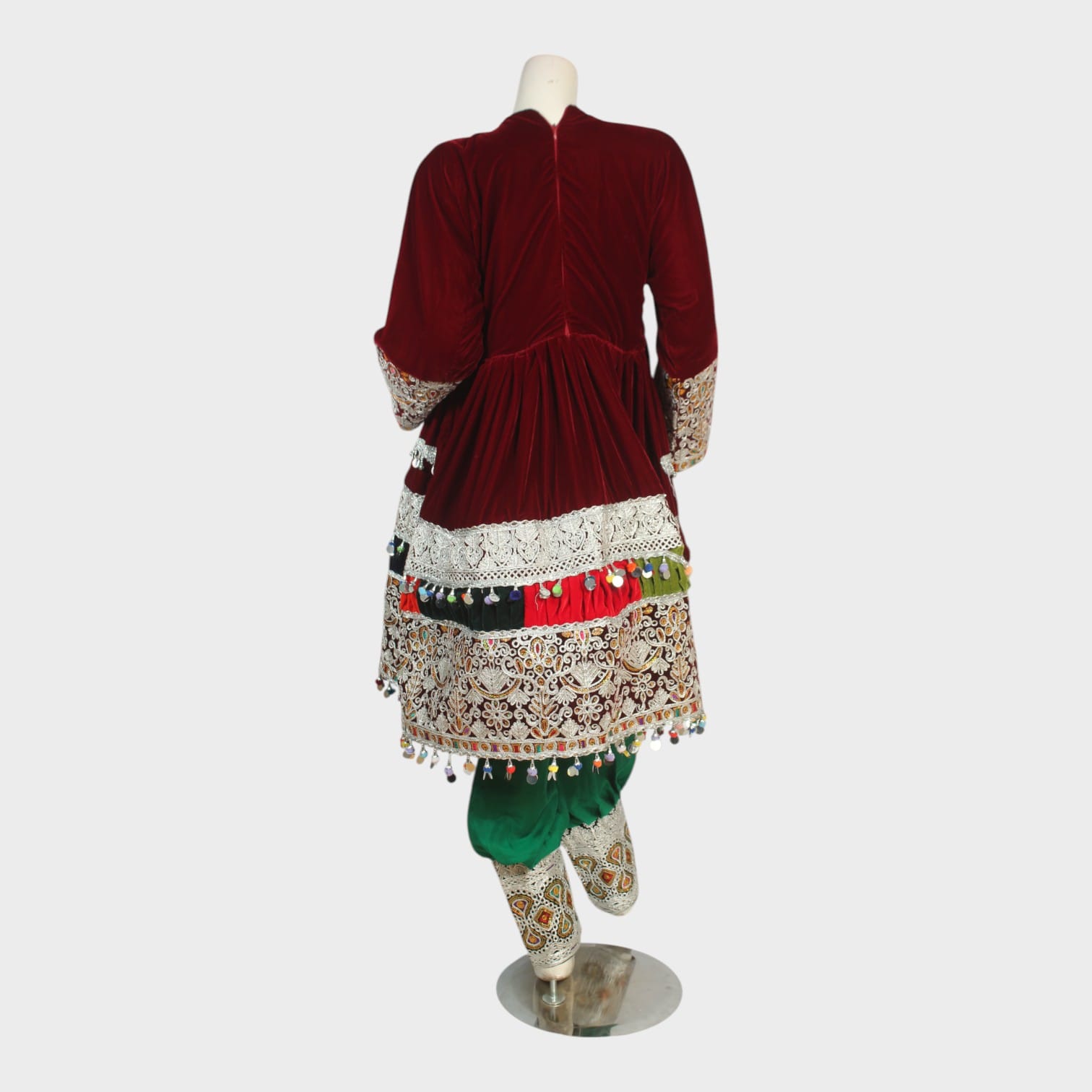 Velvet Charm Afghani Dress Set