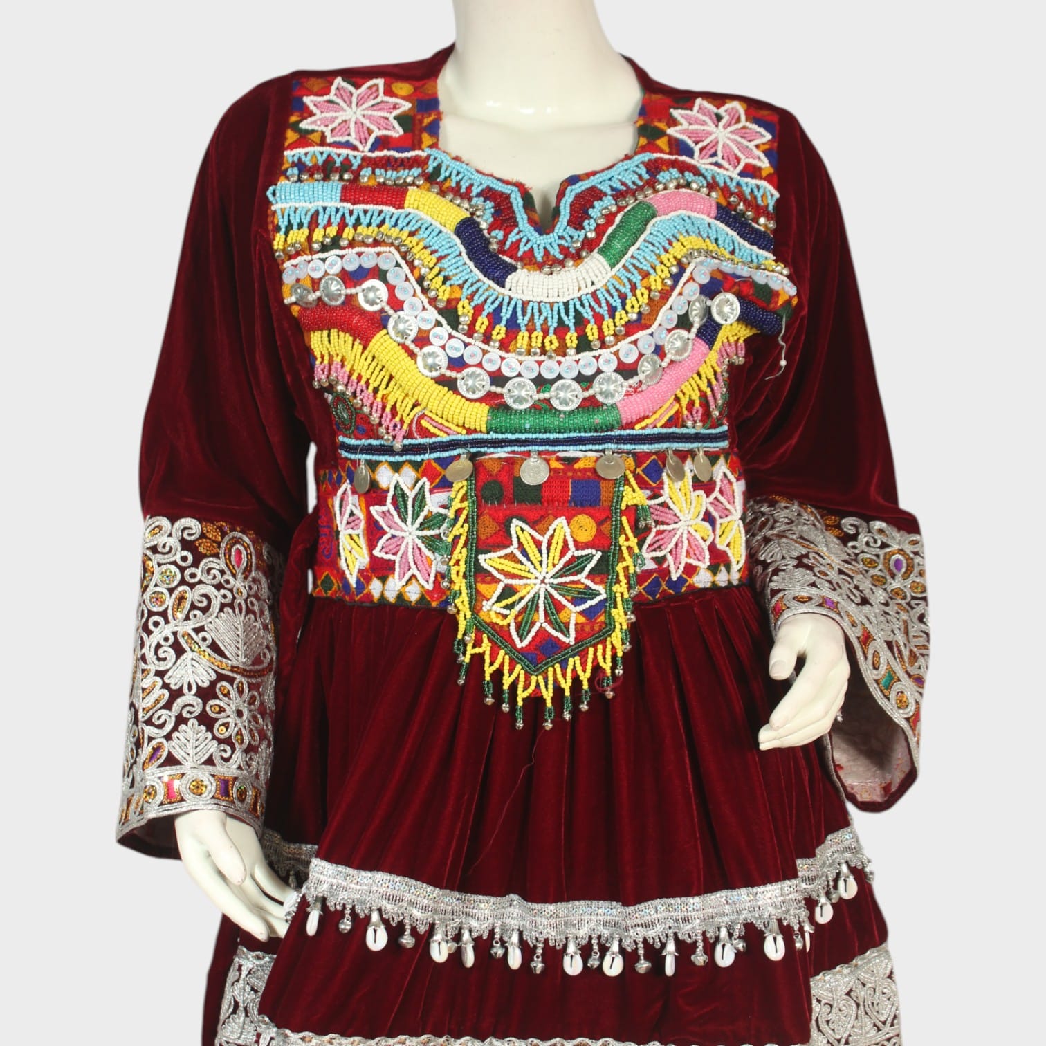 Velvet Charm Afghani Dress Set
