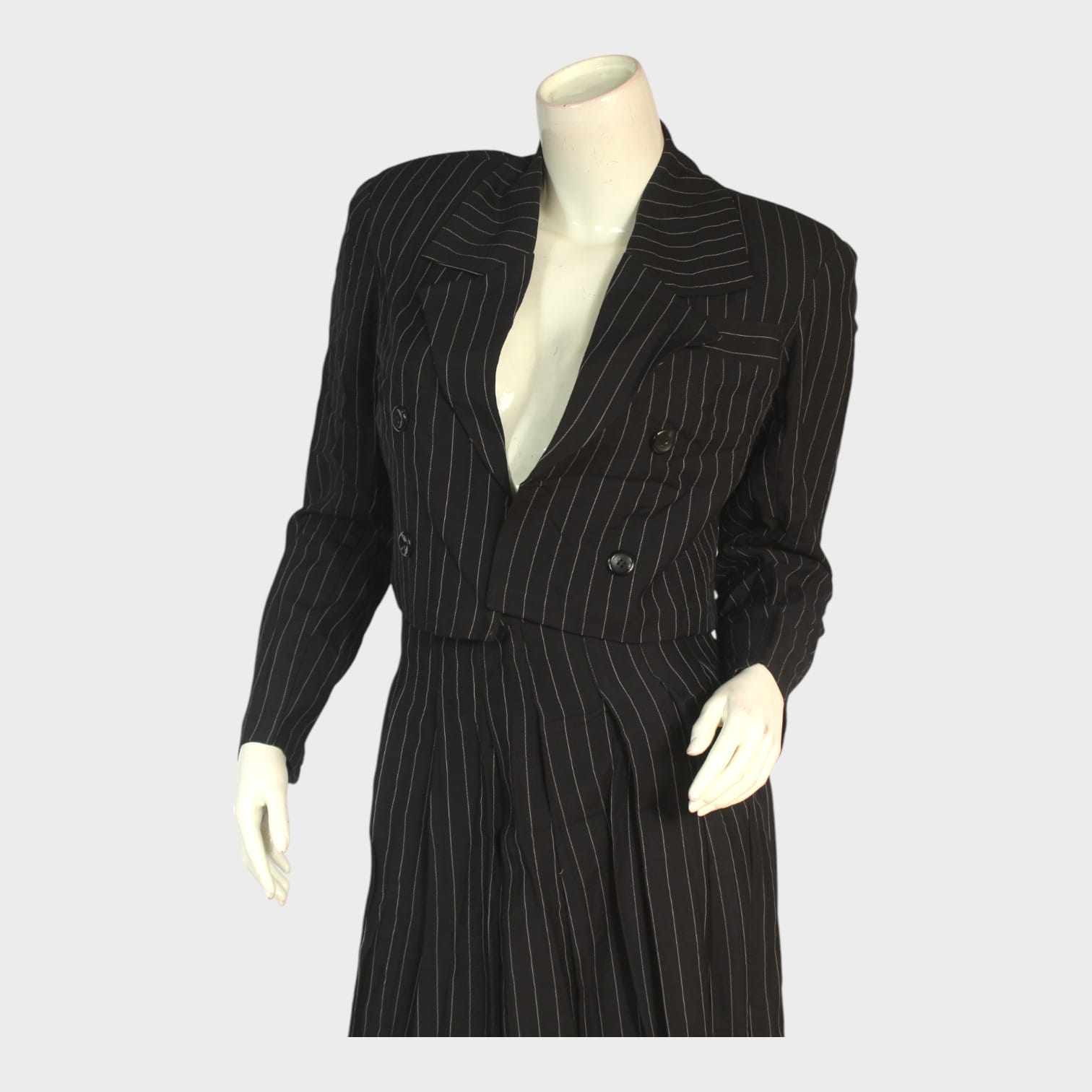Midnight Pinstripe Power Suit