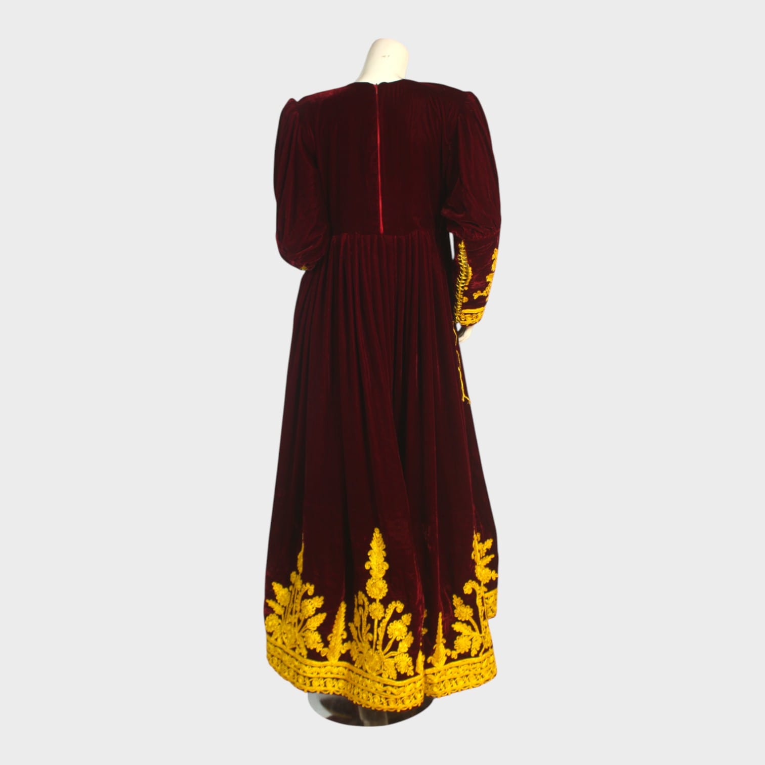 Golden Heirloom Velvet Dress Set