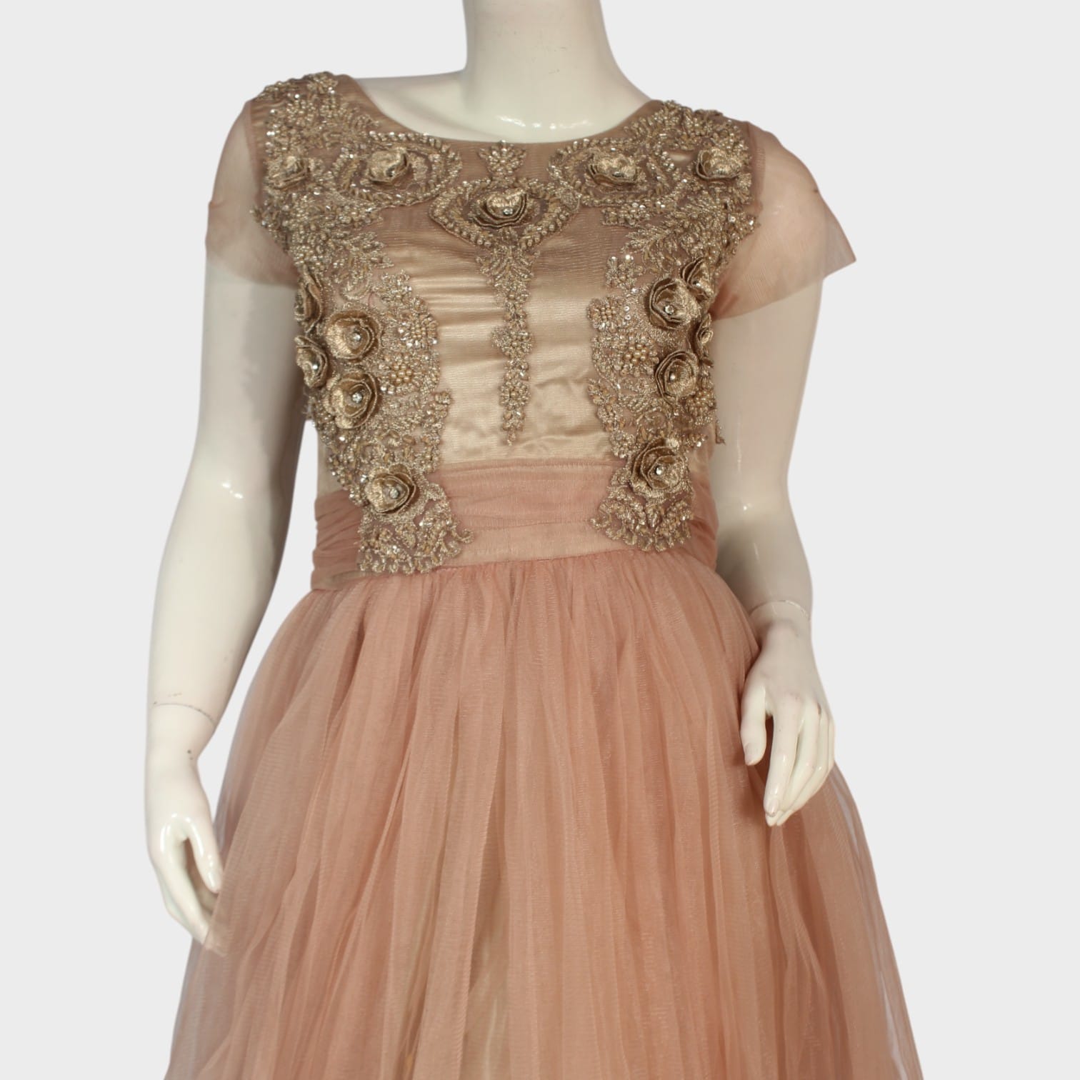 Blush Dream Embroidered Gown
