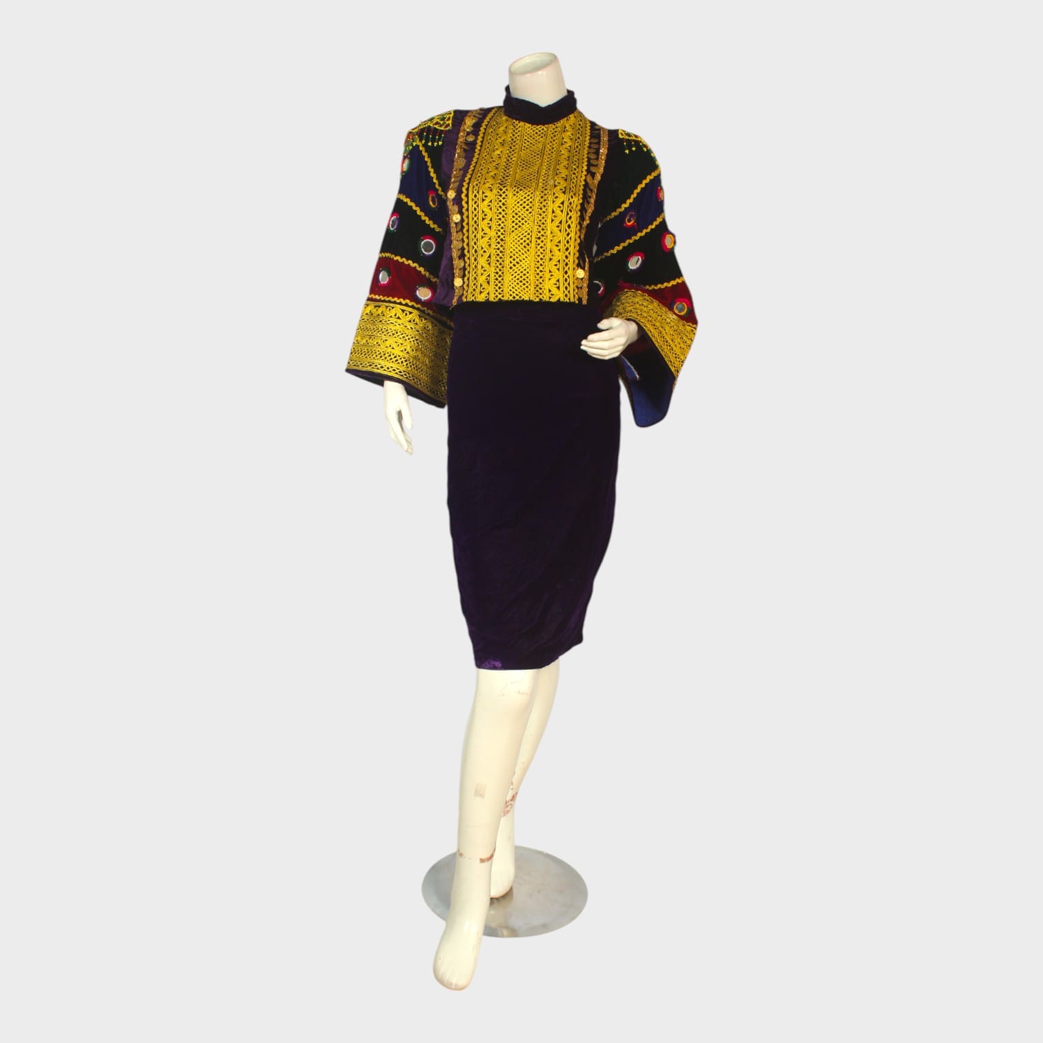 Golden Tribal Fusion Dress