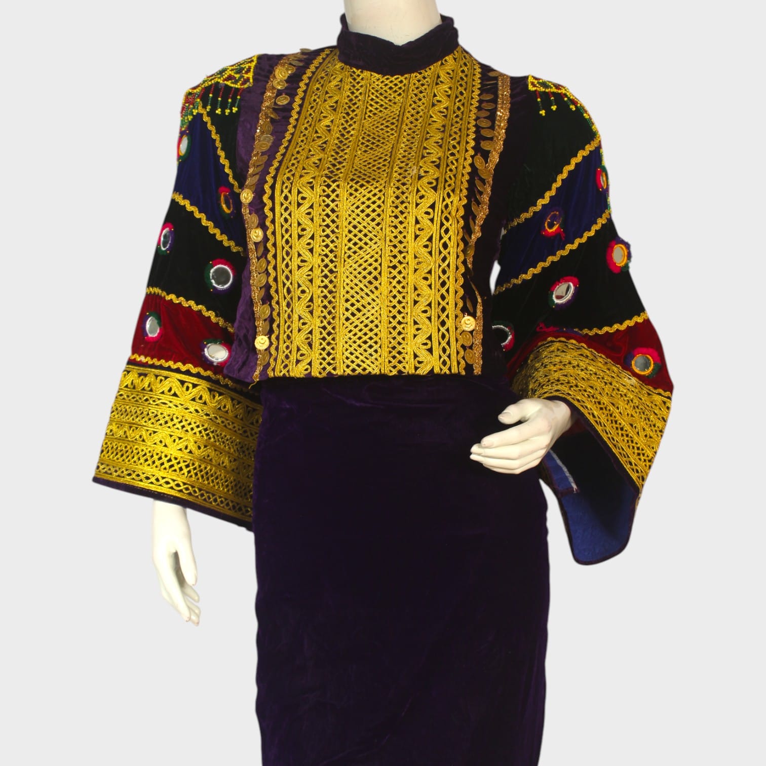 Golden Tribal Fusion Dress