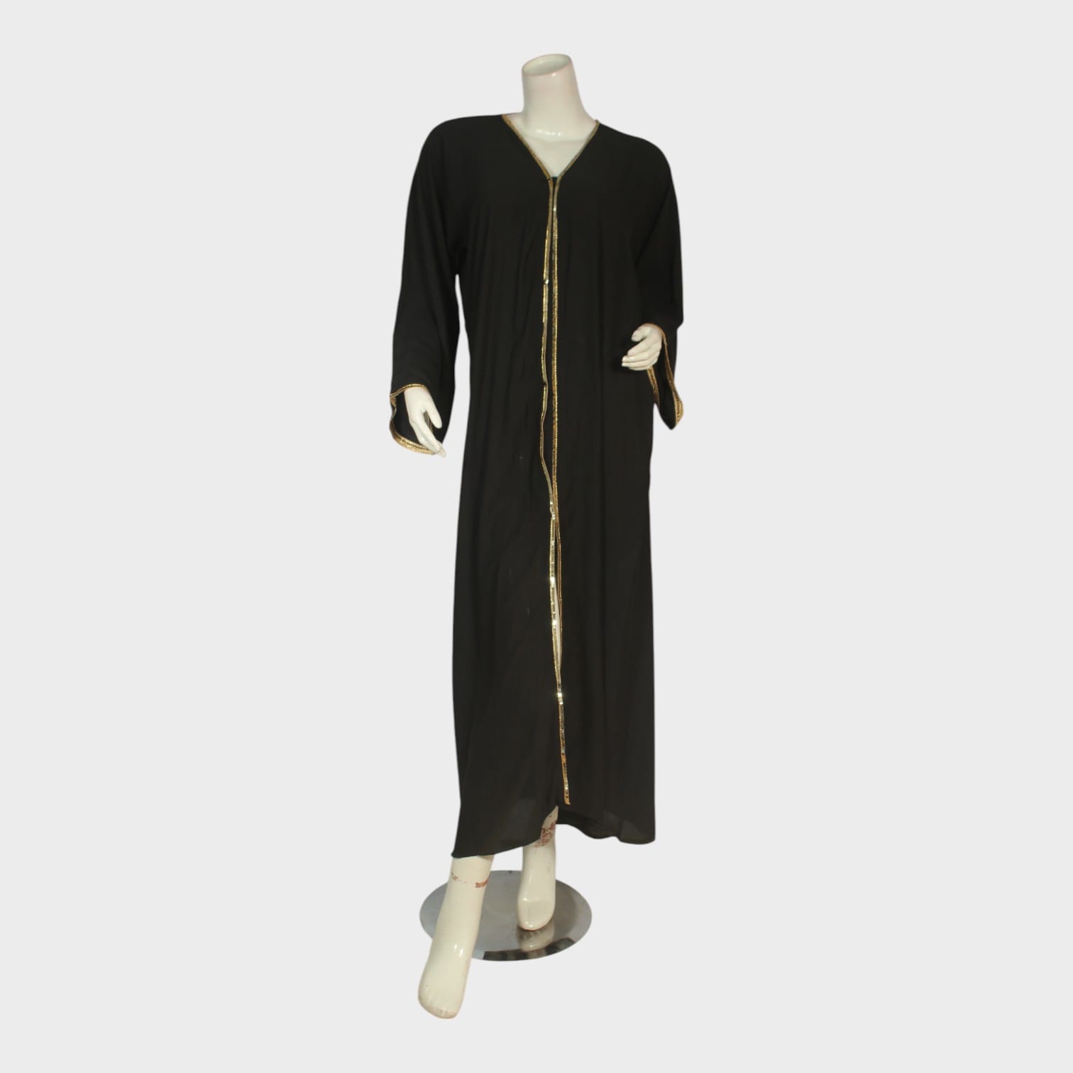 Golden Edge Open Abaya