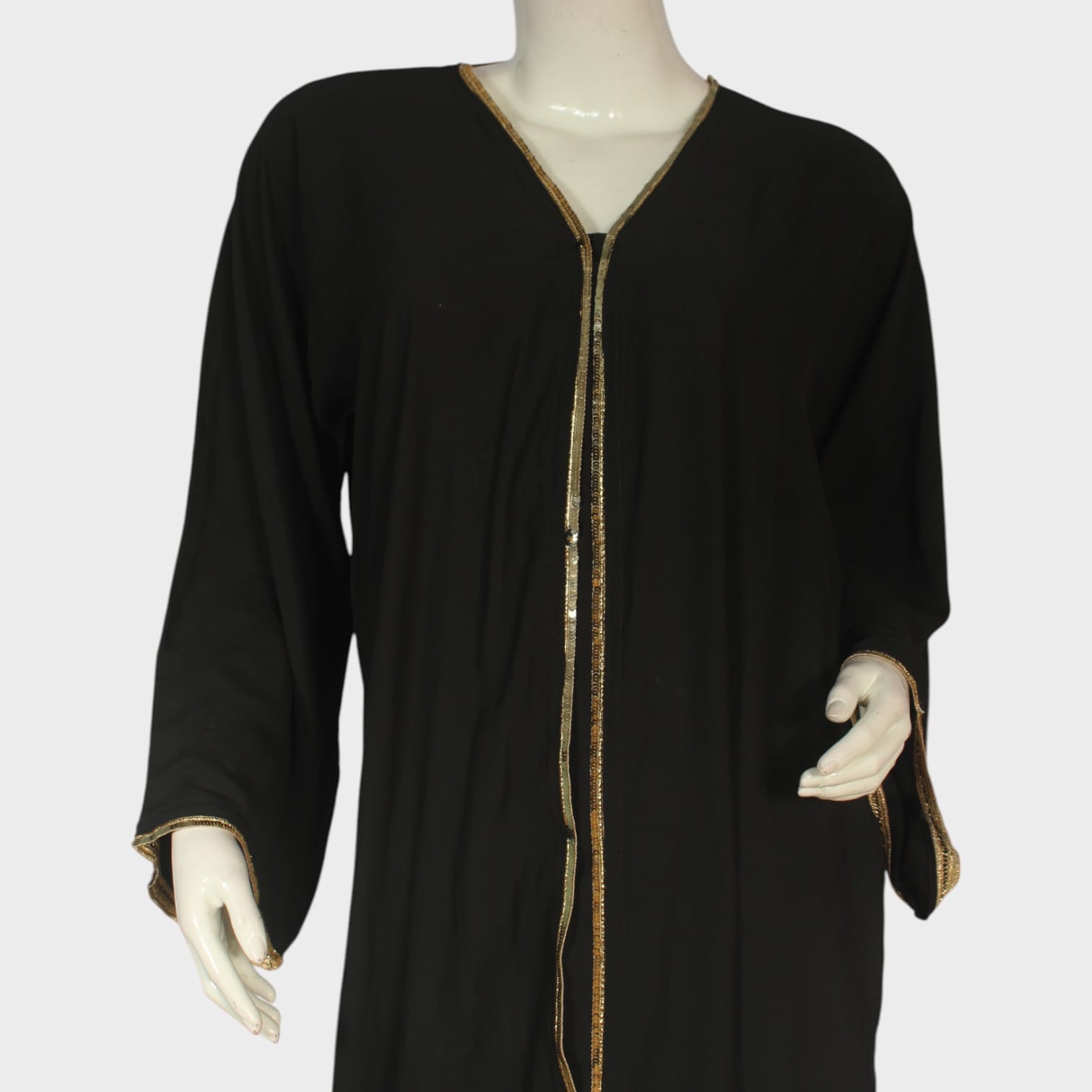 Golden Edge Open Abaya