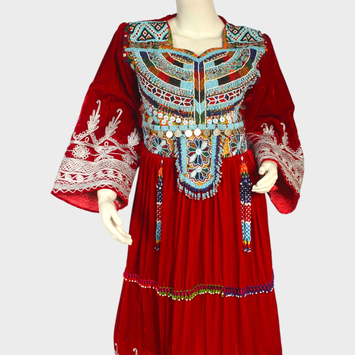 Kabul Grace Traditional Gandi Afghani Dress