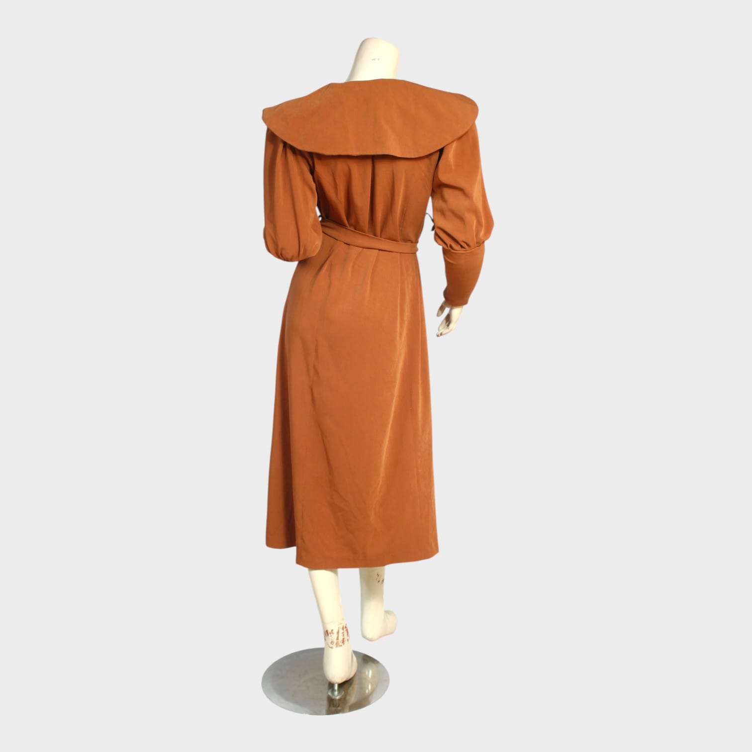 Rust Terra Belted Midi Abaya