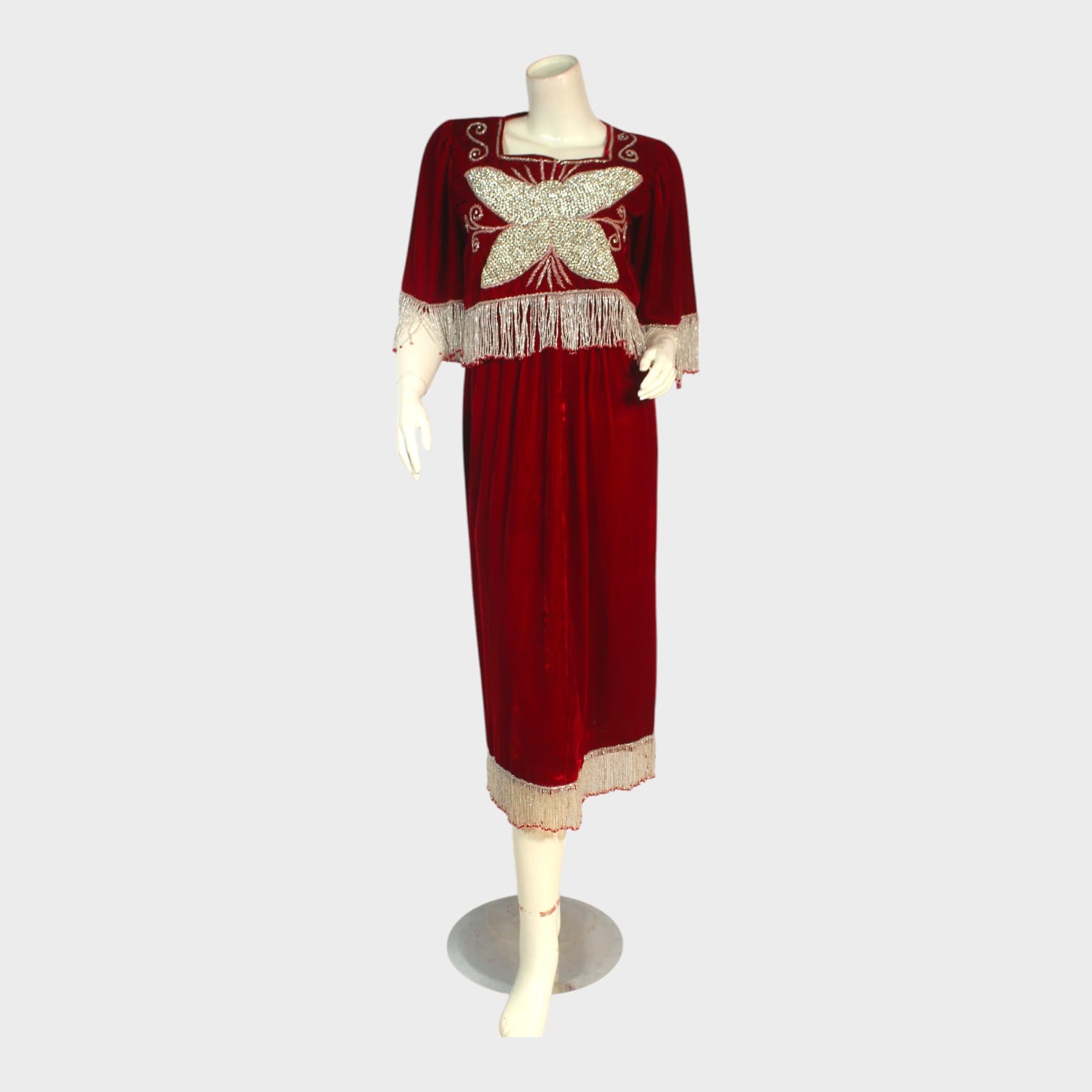Ruby Butterfly Velvet Ensemble