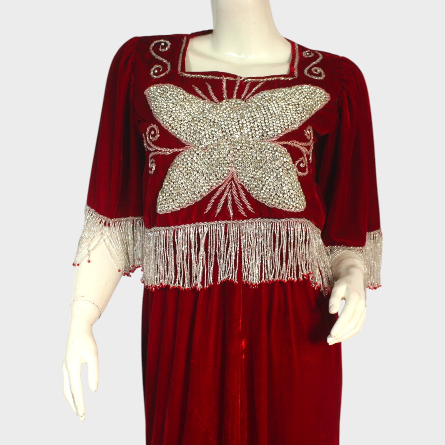 Ruby Butterfly Velvet Ensemble