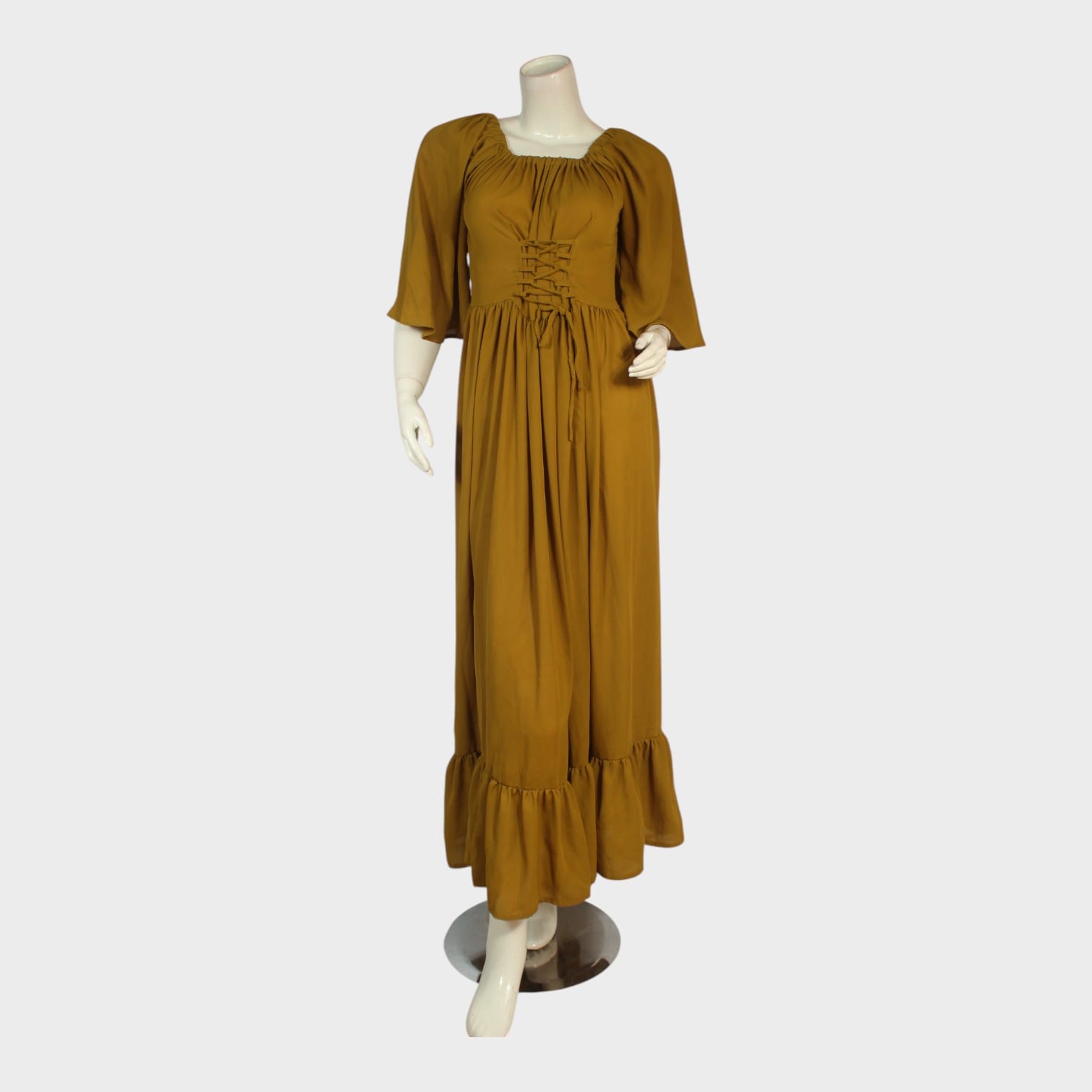 Sahara Lace-Up Maxi Dress