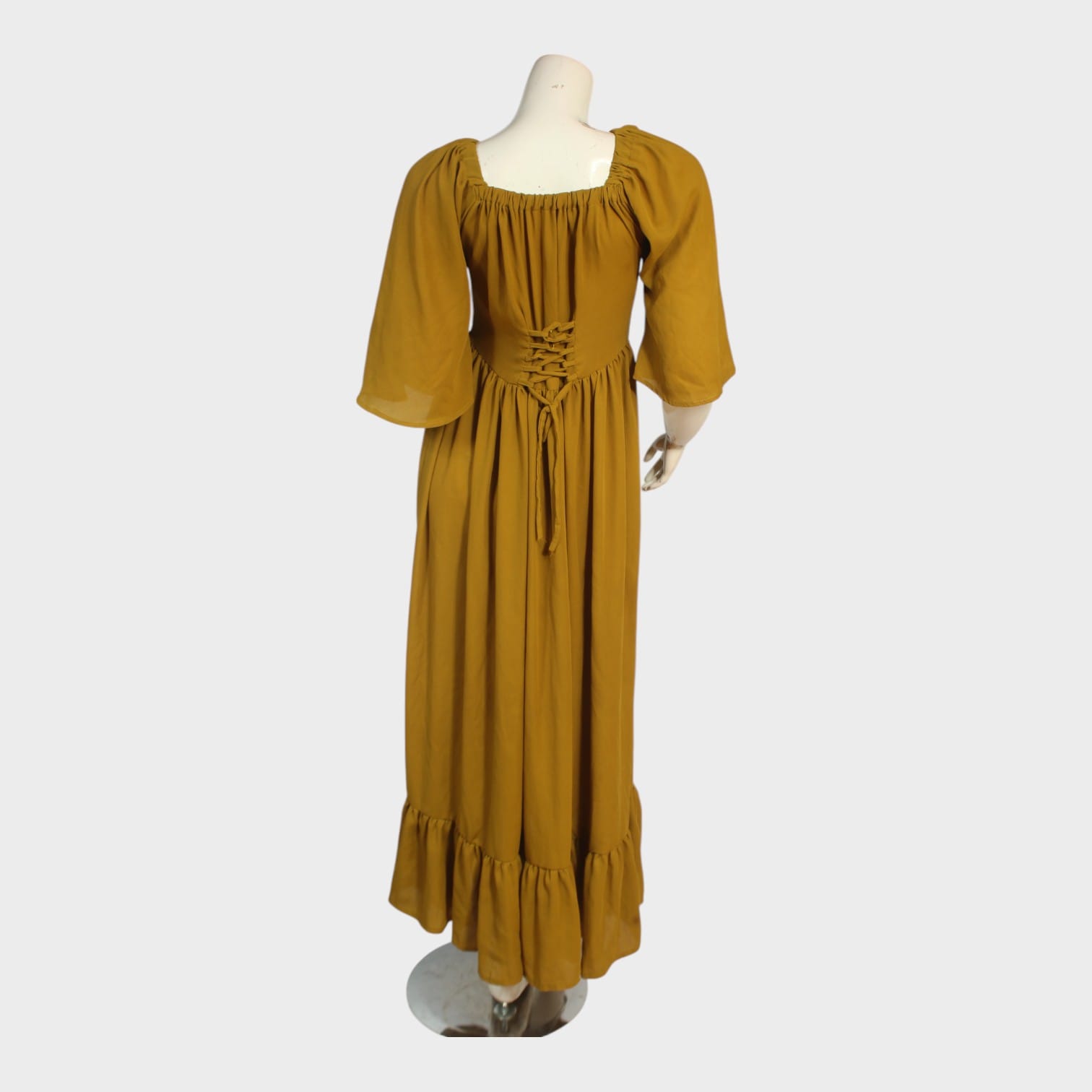 Sahara Lace-Up Maxi Dress