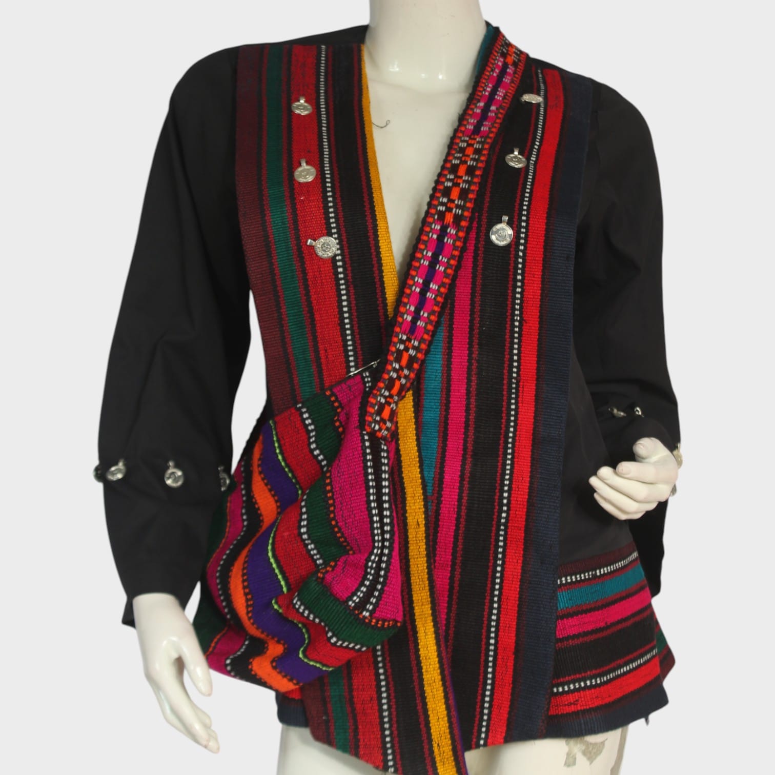 Kuchi Striped Charm Jacket, Kunduz, Afghanistan