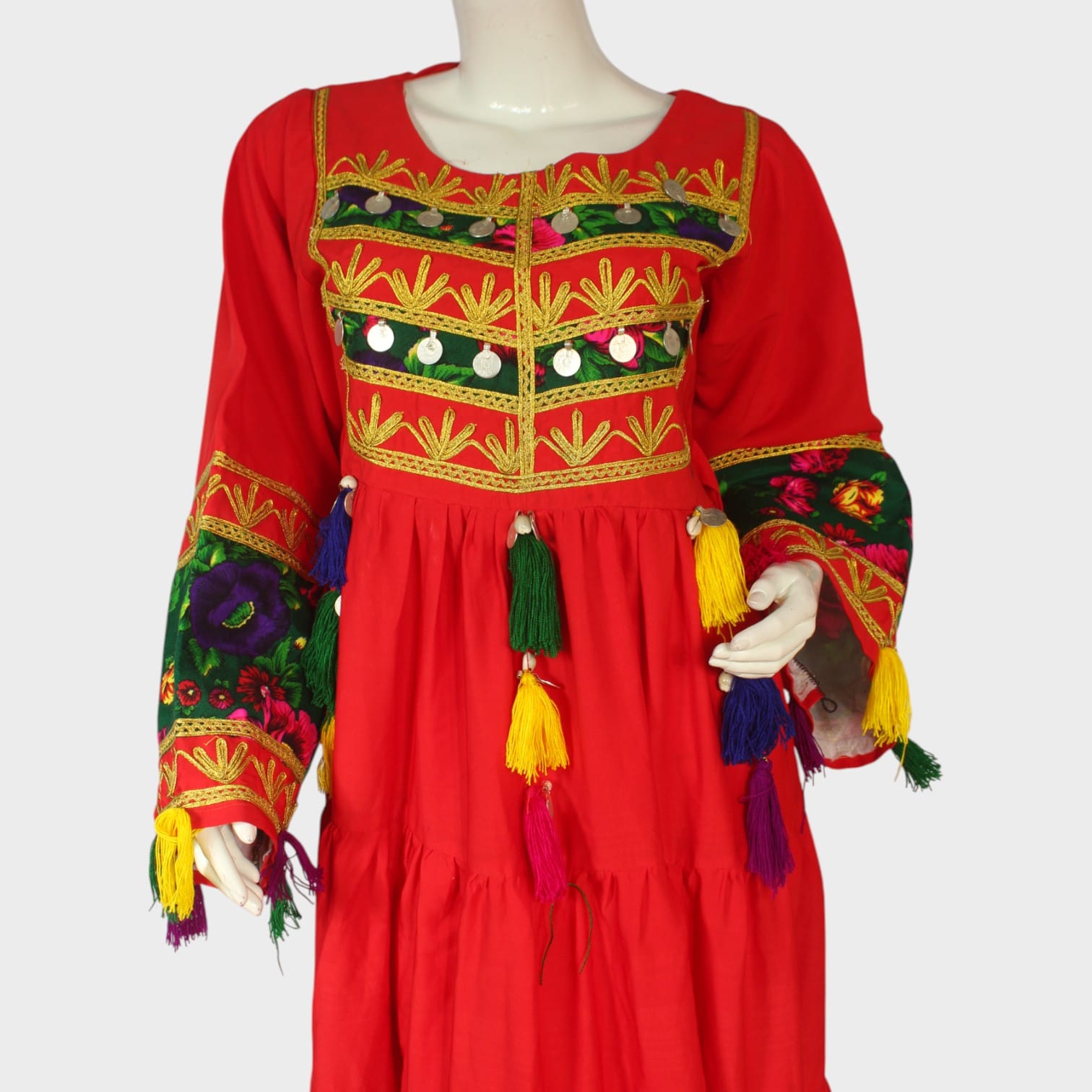 Tassel Bloom Kuchi Dress