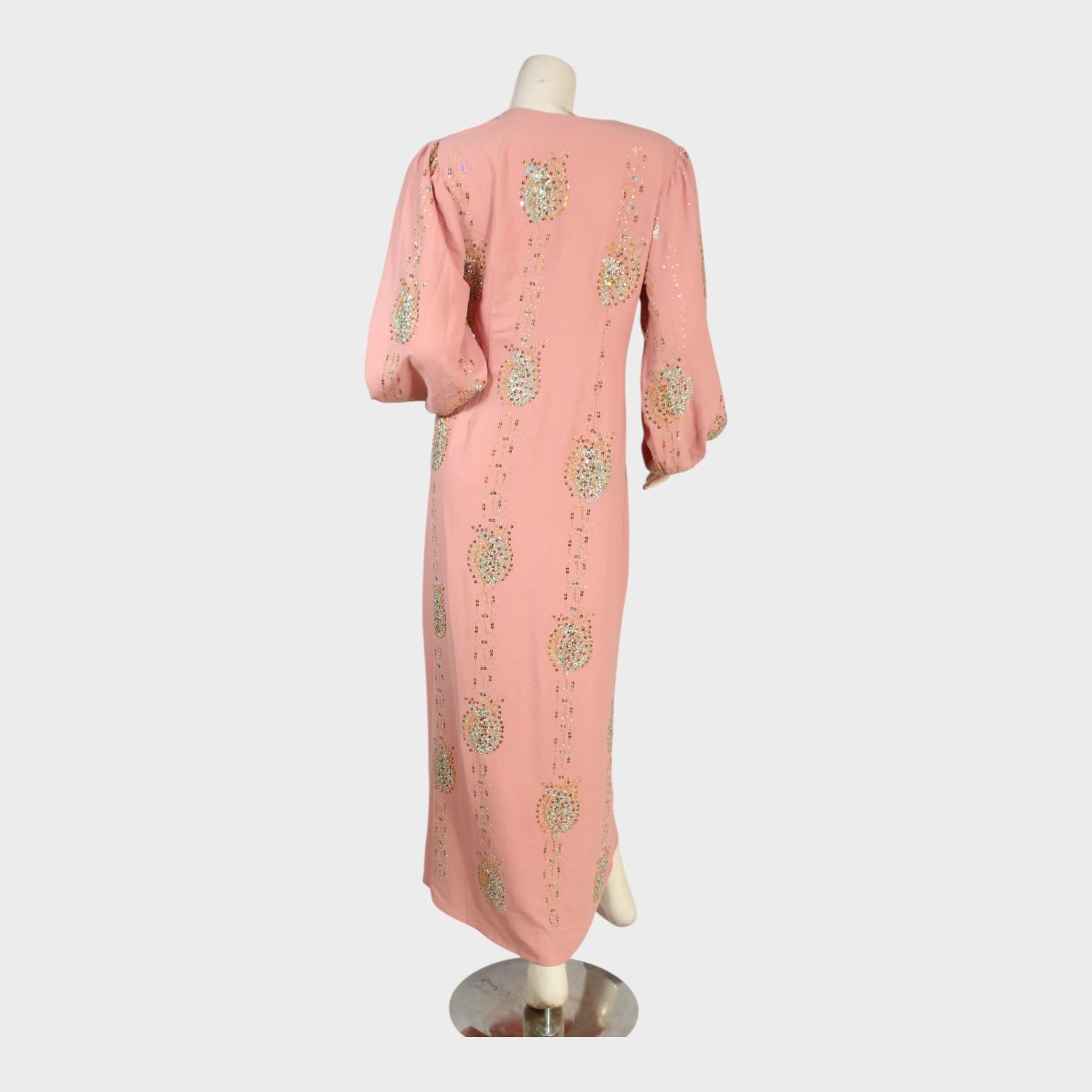 Blush Mirage Embellished Maxi Dress