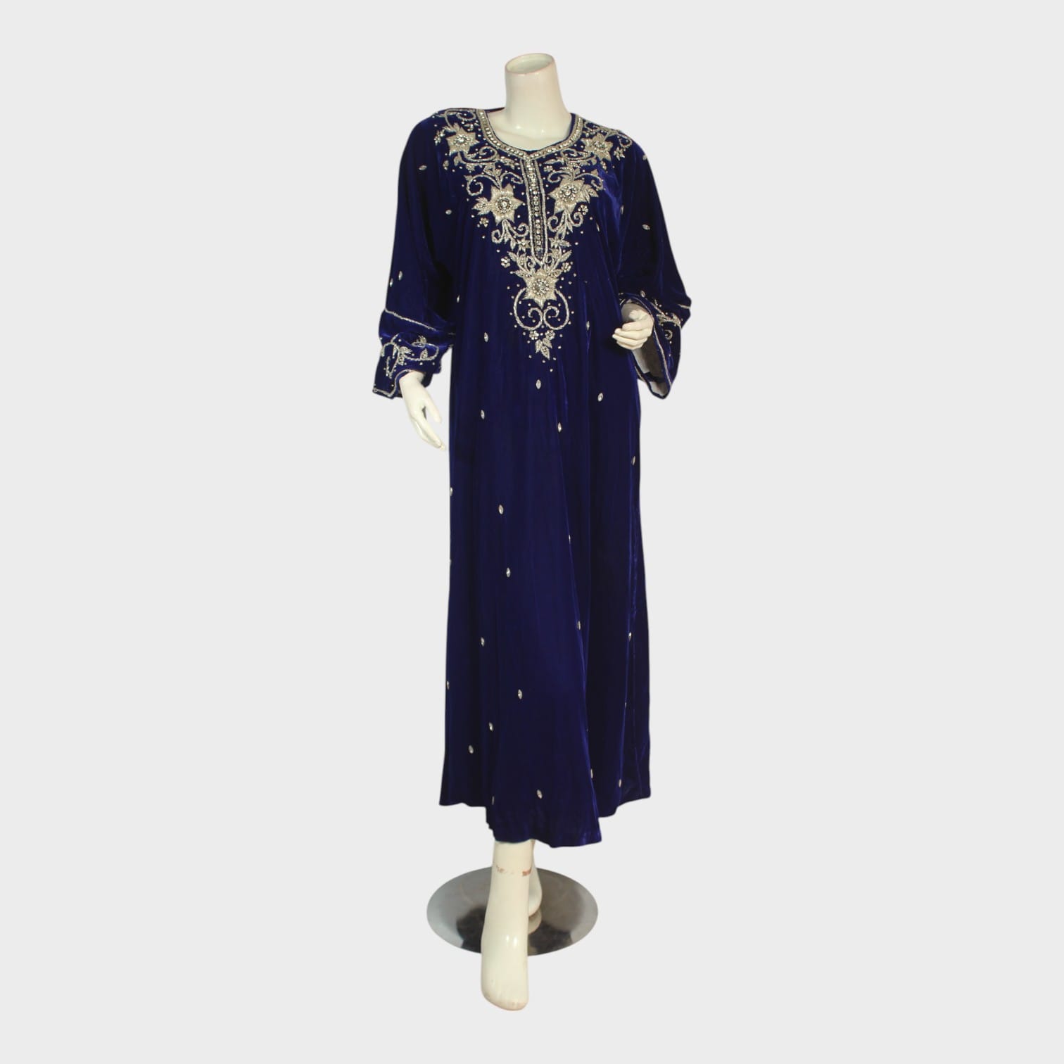Royal Midnight Velvet Gown