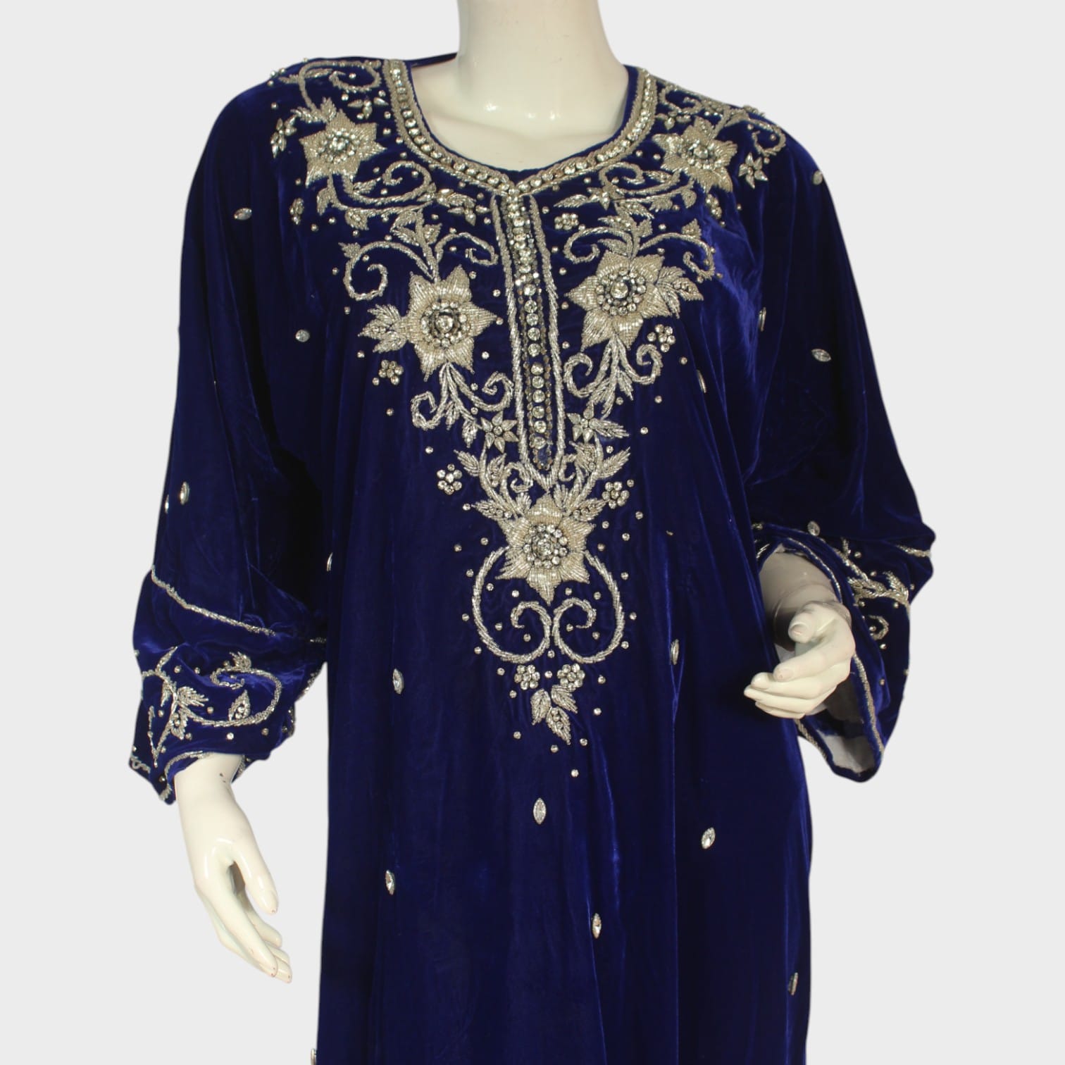 Royal Midnight Velvet Gown