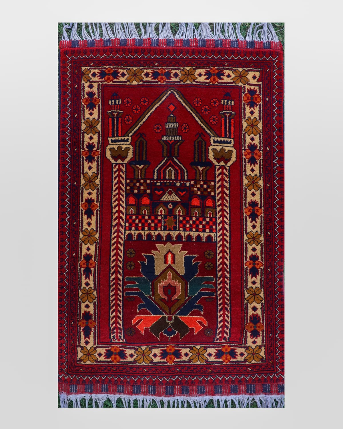 Kabul Grand Mosque Rug – 4.1 ft x 2.6 ft