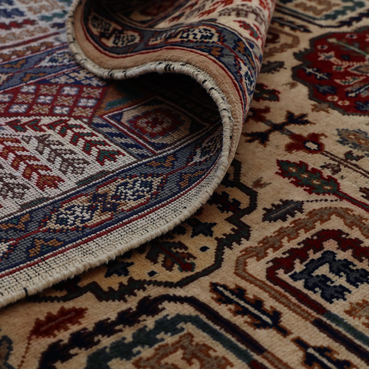 Kunduz Bokhara Wool Rug – 9.8 ft x 6.6 ft
