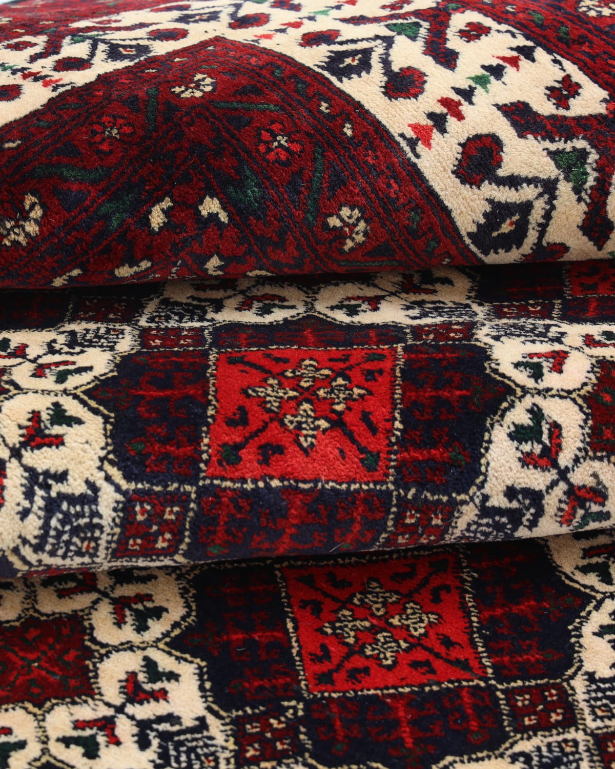 Baluchi Geometric Heritage Wool Rug – 9.8 ft x 6.6 ft