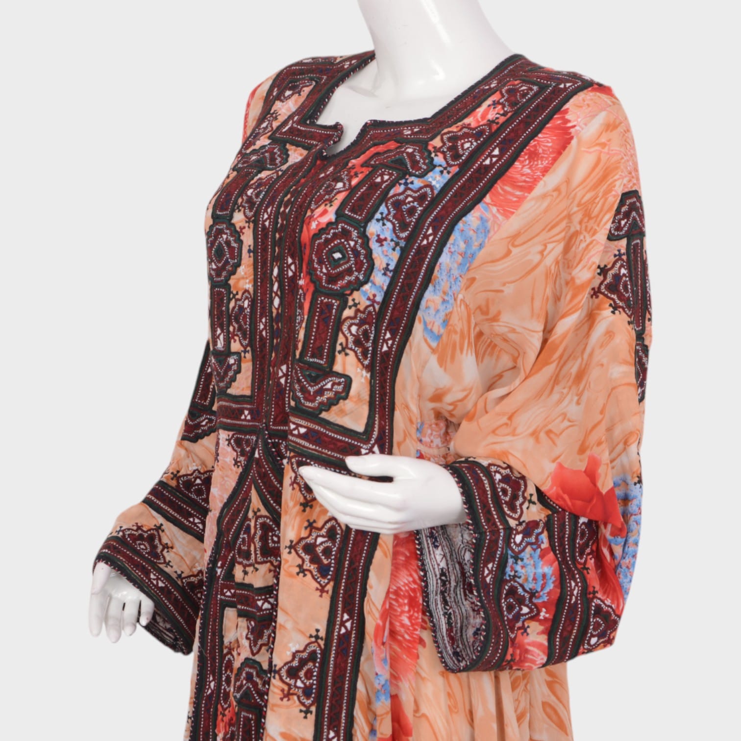 Rust Mirage Kuchi Dress