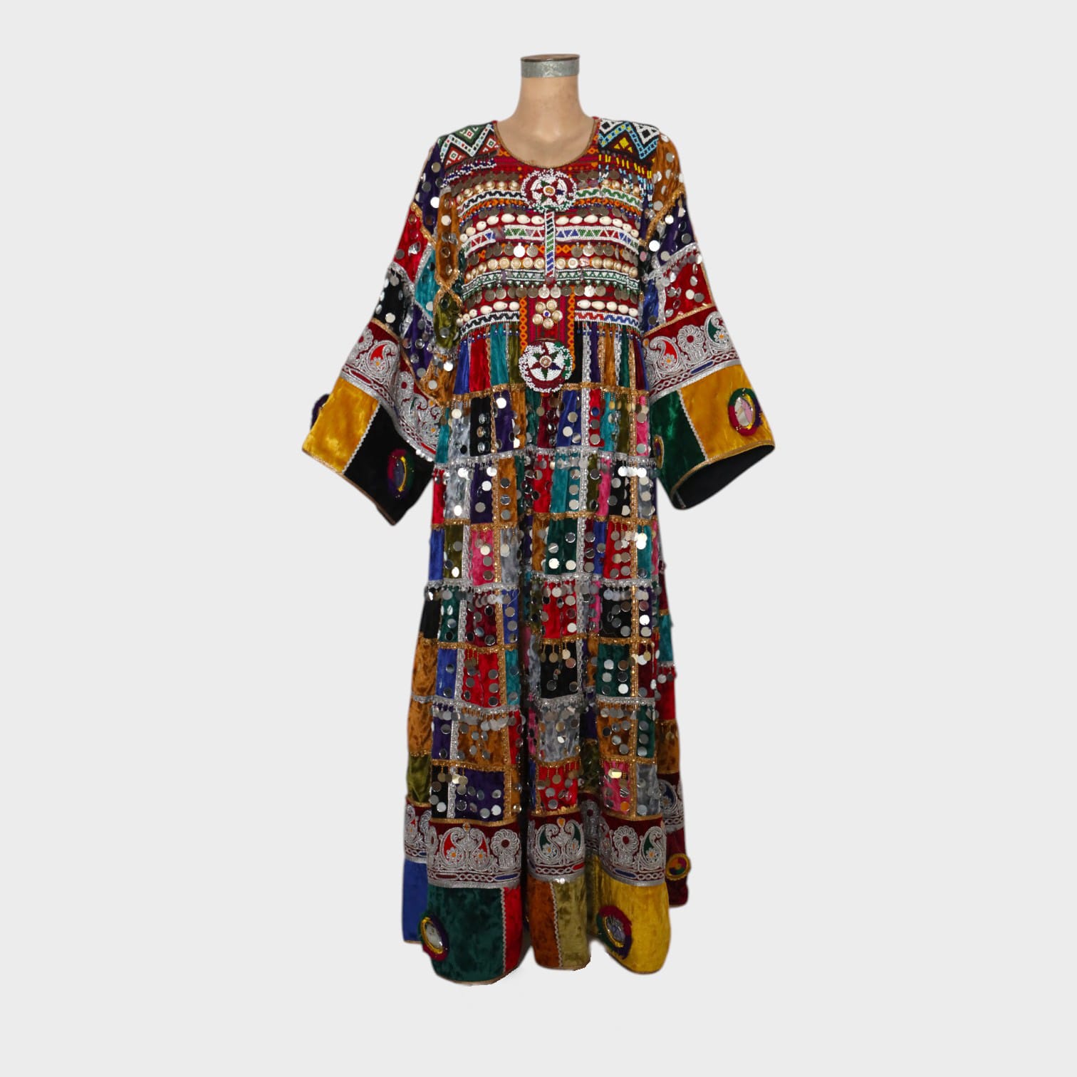 Royal Patchwork Kuchi Dress