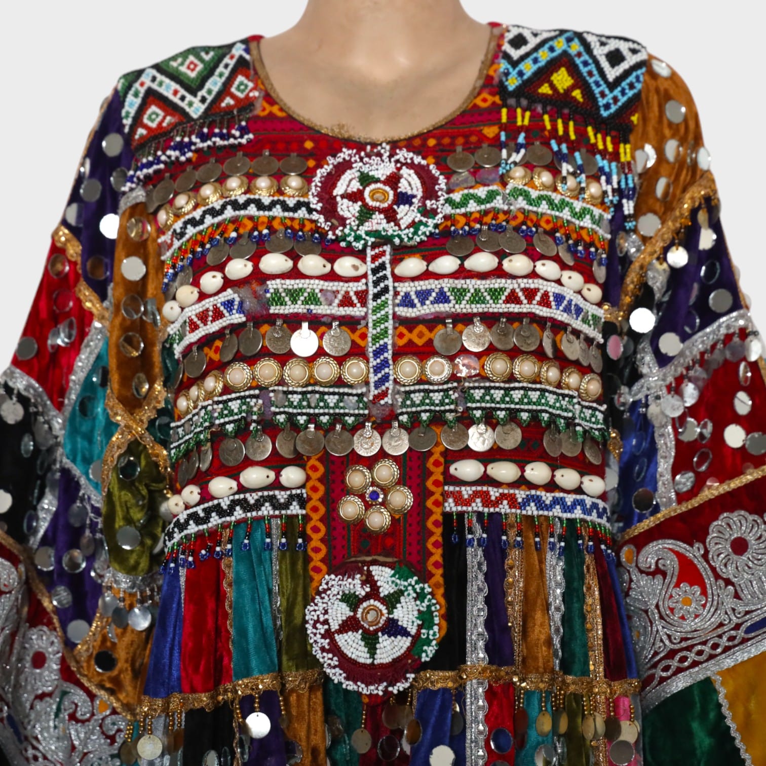 Royal Patchwork Kuchi Dress