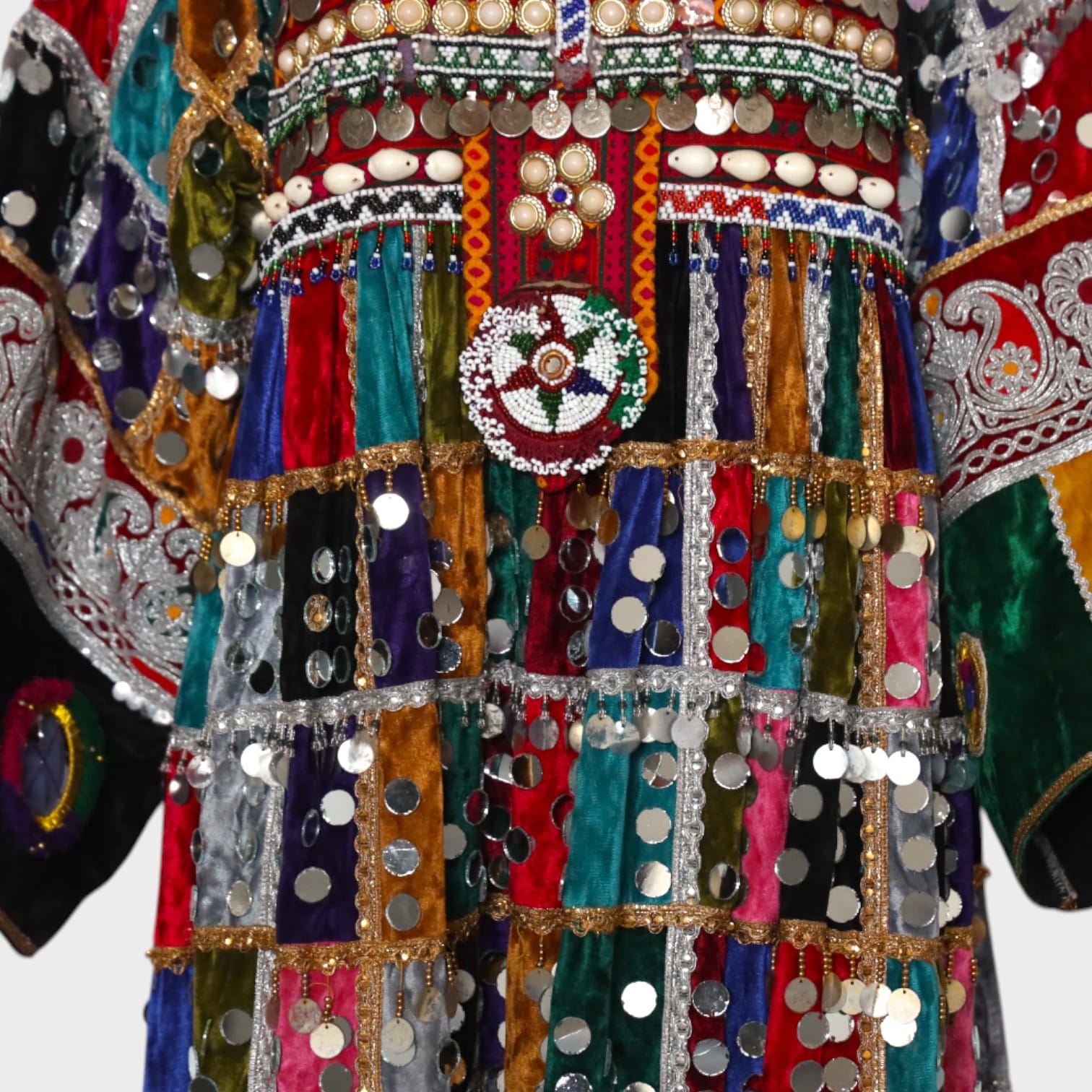 Royal Patchwork Kuchi Dress