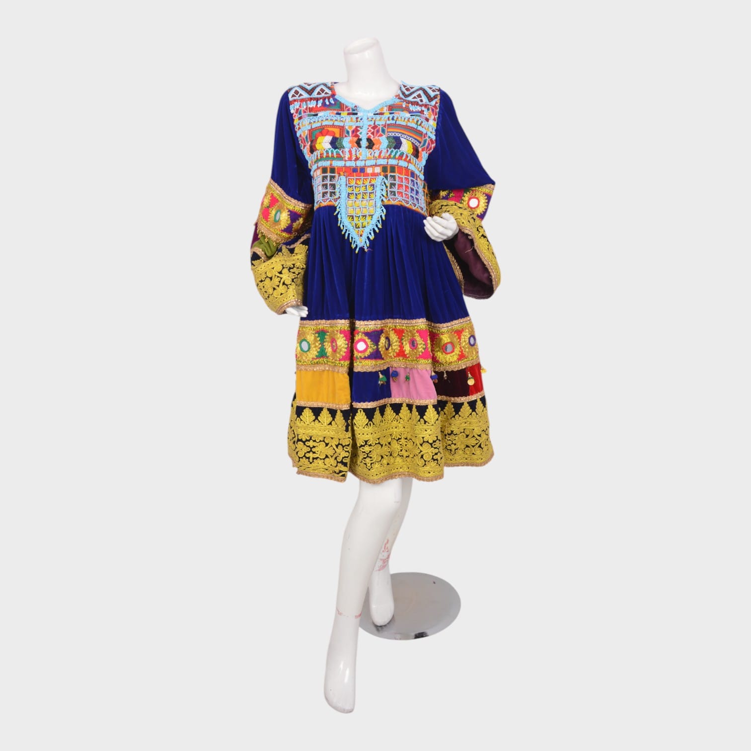 Zarina Patchwork Kuchi Dress