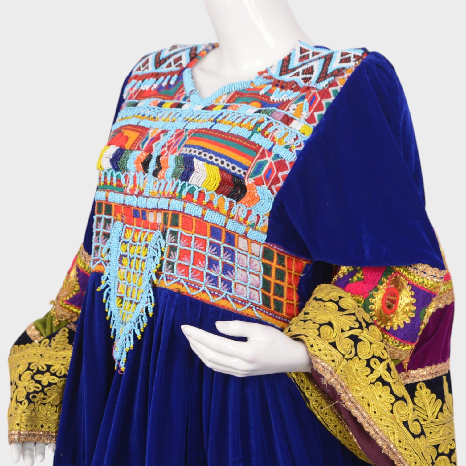 Zarina Patchwork Kuchi Dress