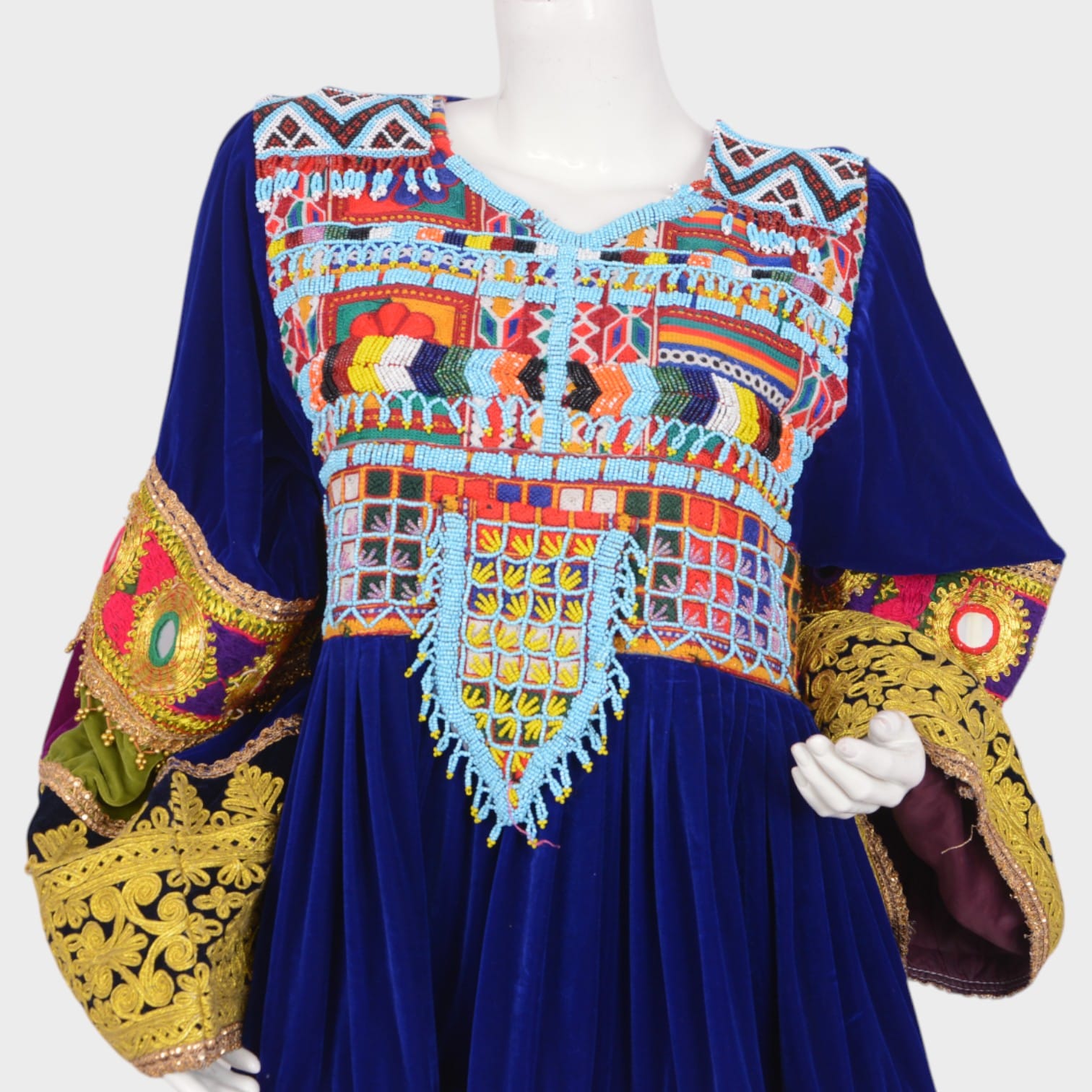 Zarina Patchwork Kuchi Dress
